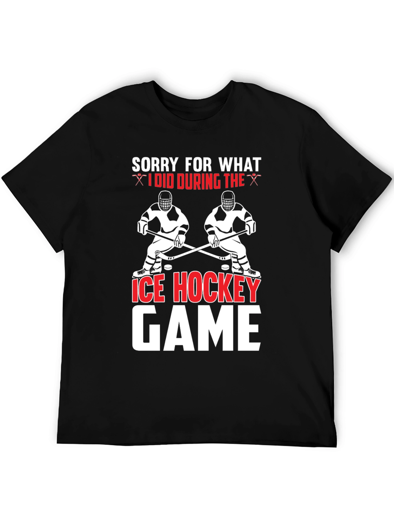 Funny Ice Hockey Game T-Shirt