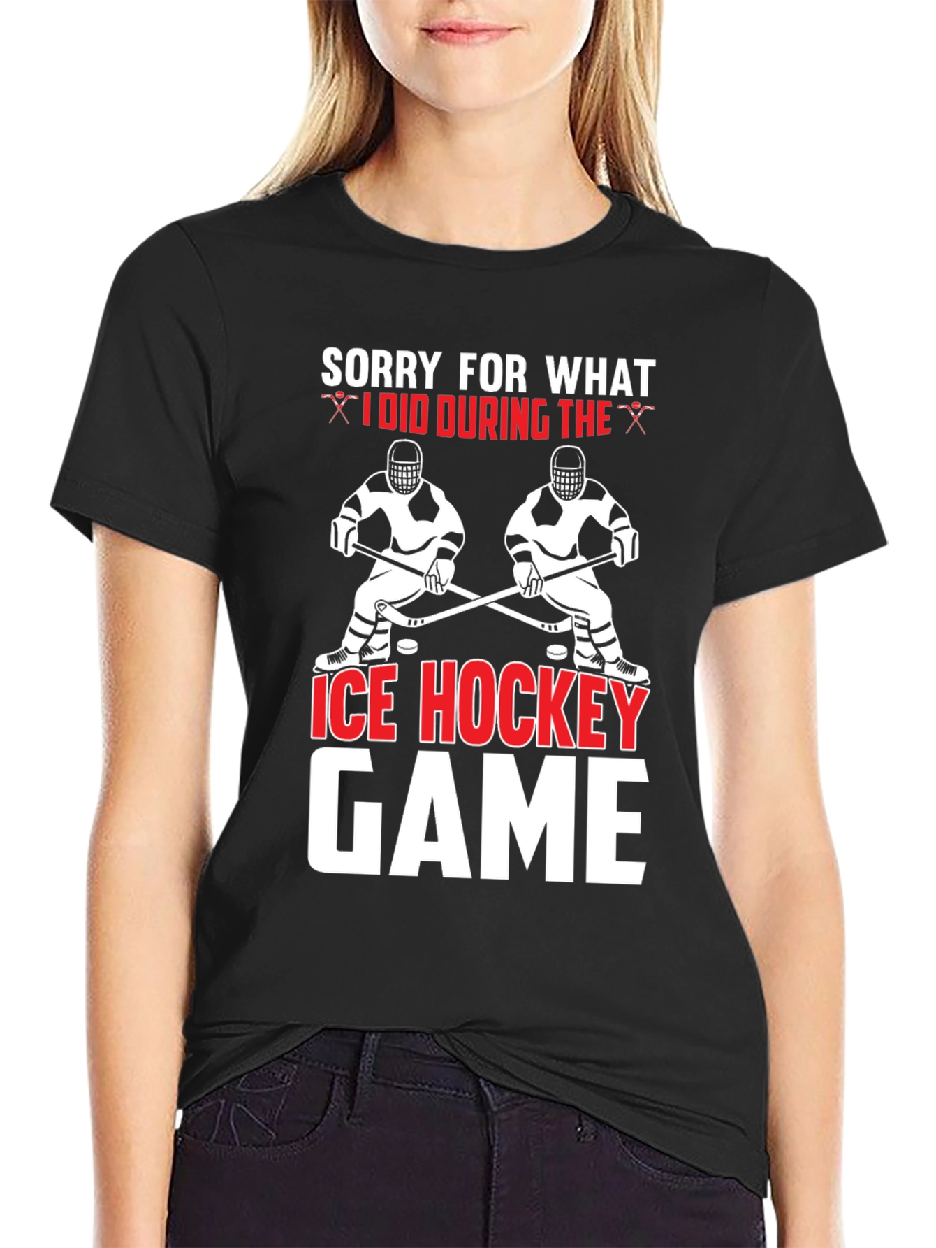 Funny Ice Hockey Game T-Shirt