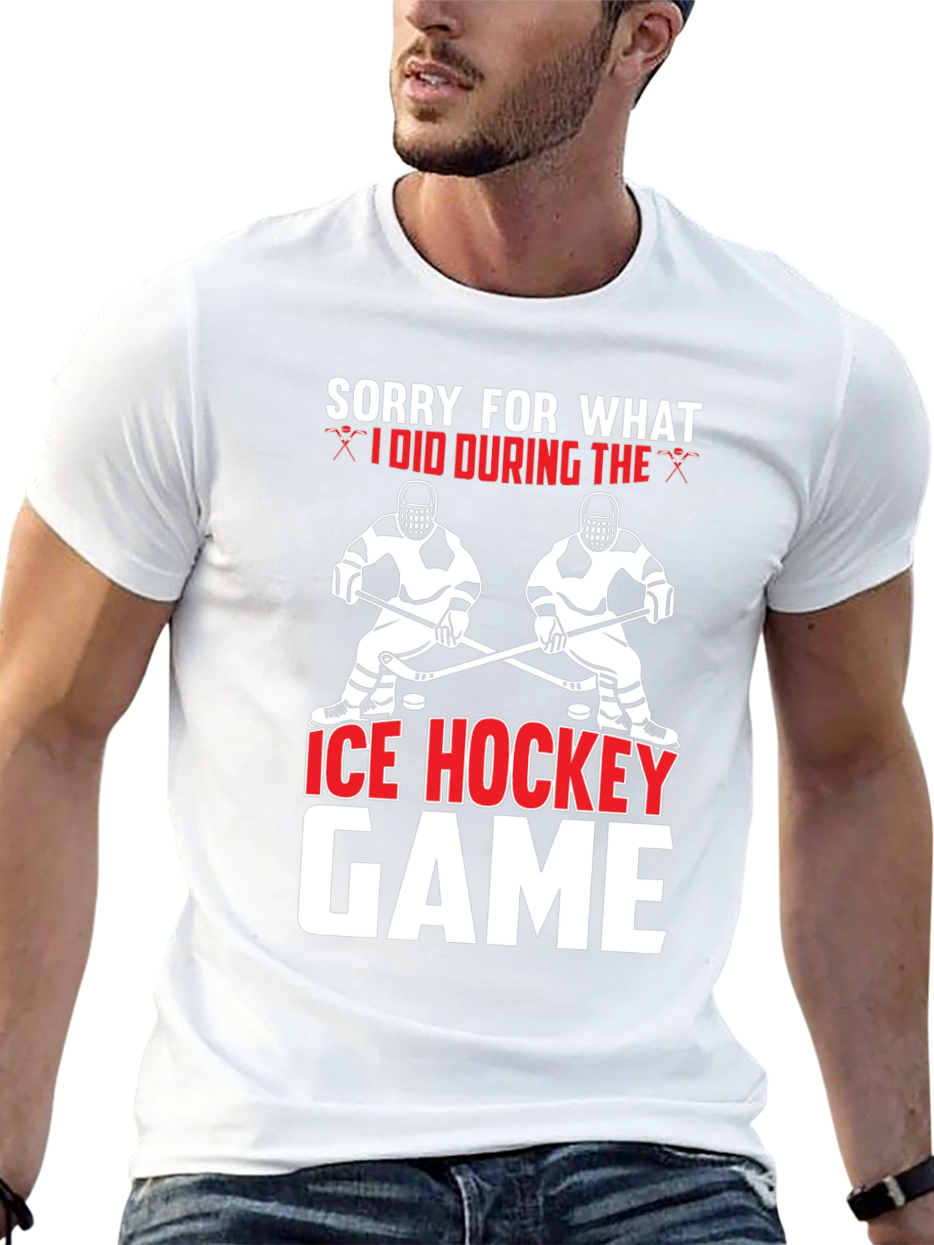 Funny Ice Hockey Game T-Shirt