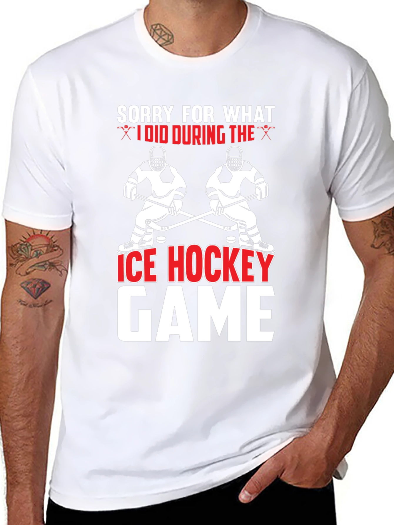 Funny Ice Hockey Game T-Shirt