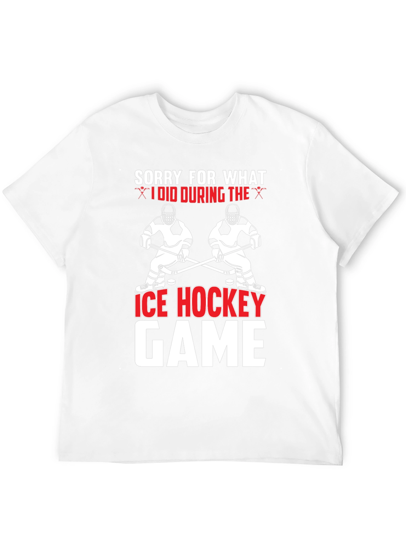 Funny Ice Hockey Game T-Shirt