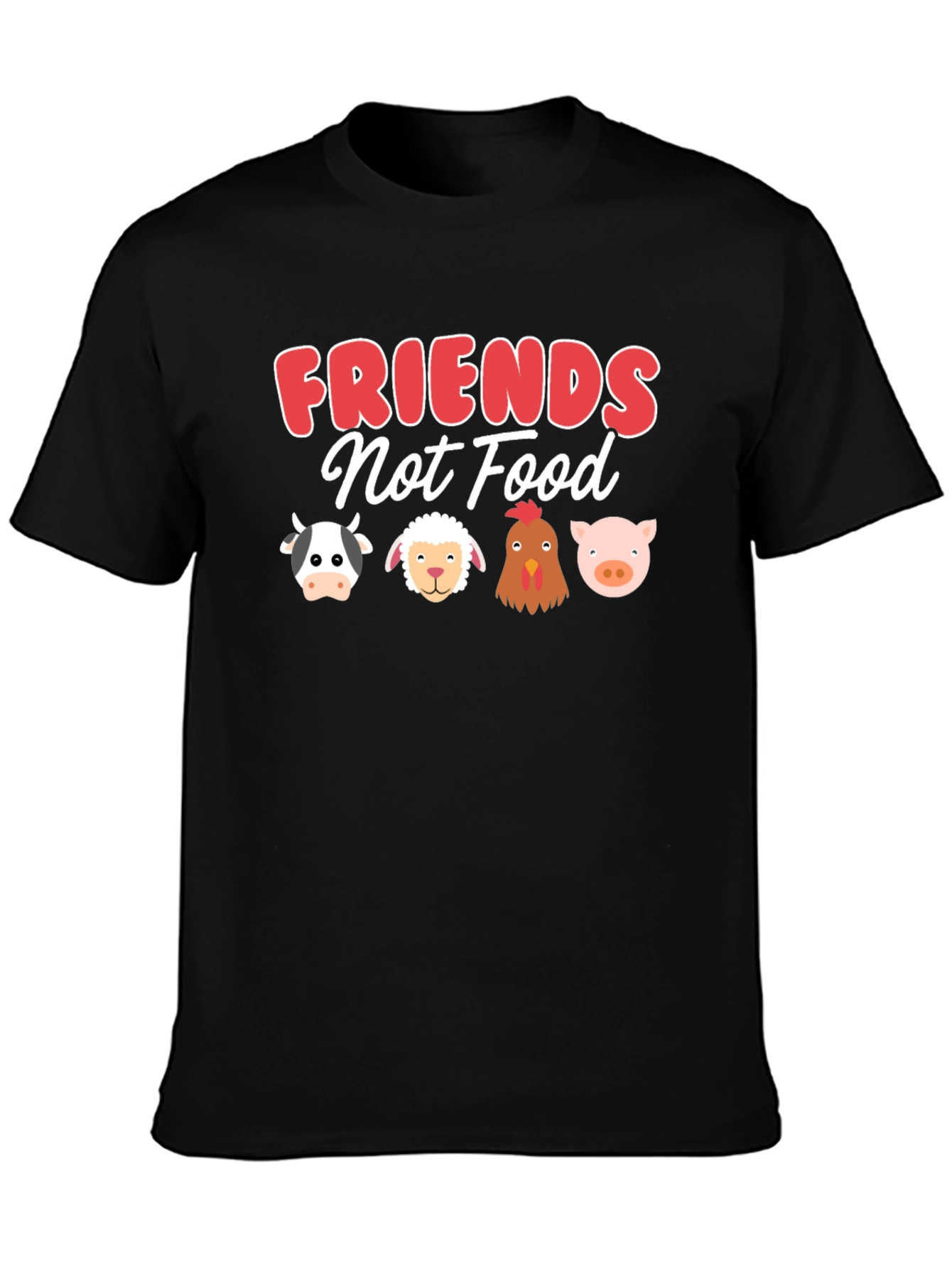 Vegan Friends Not Food T-Shirt
