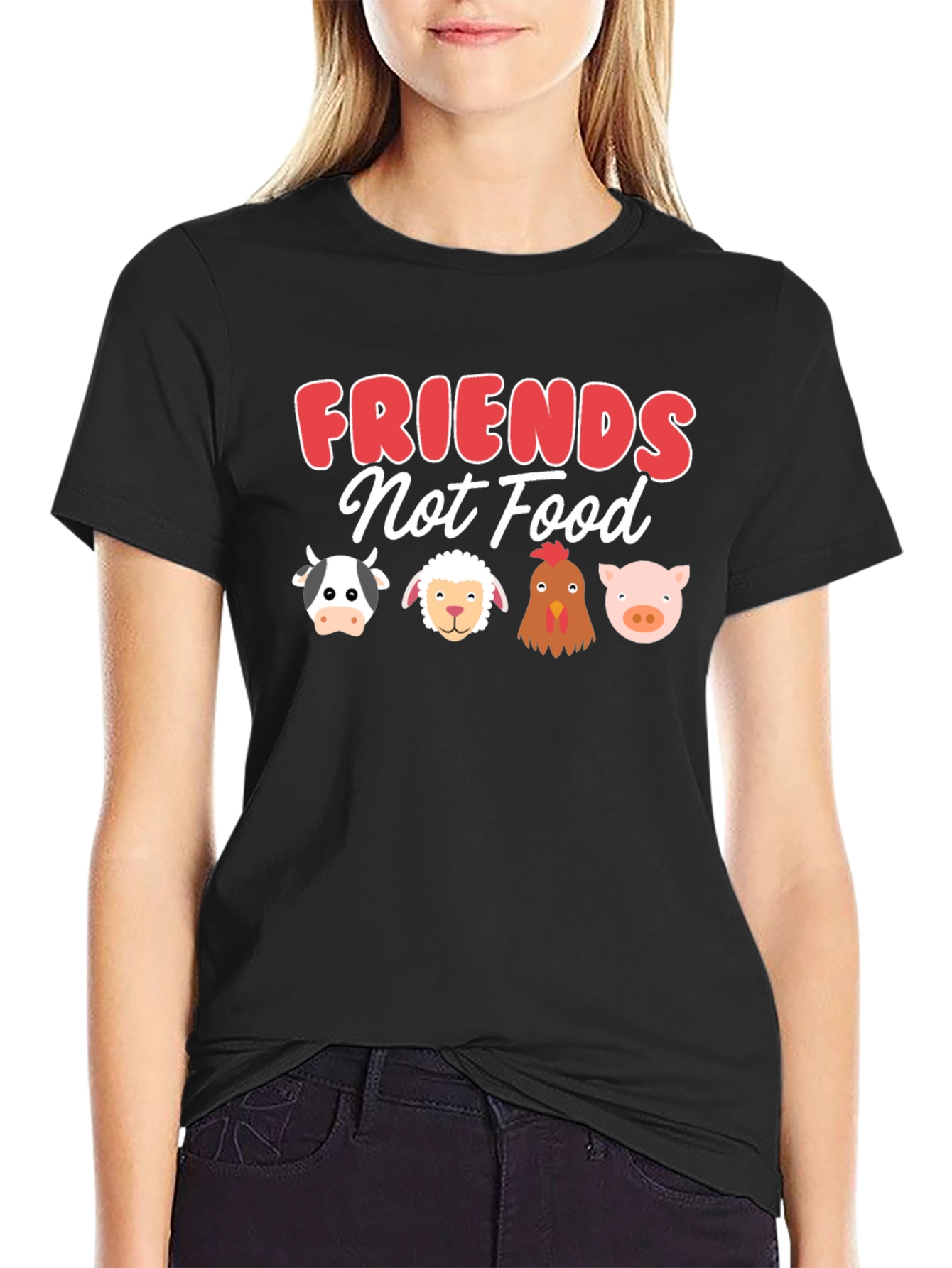 Vegan Friends Not Food T-Shirt