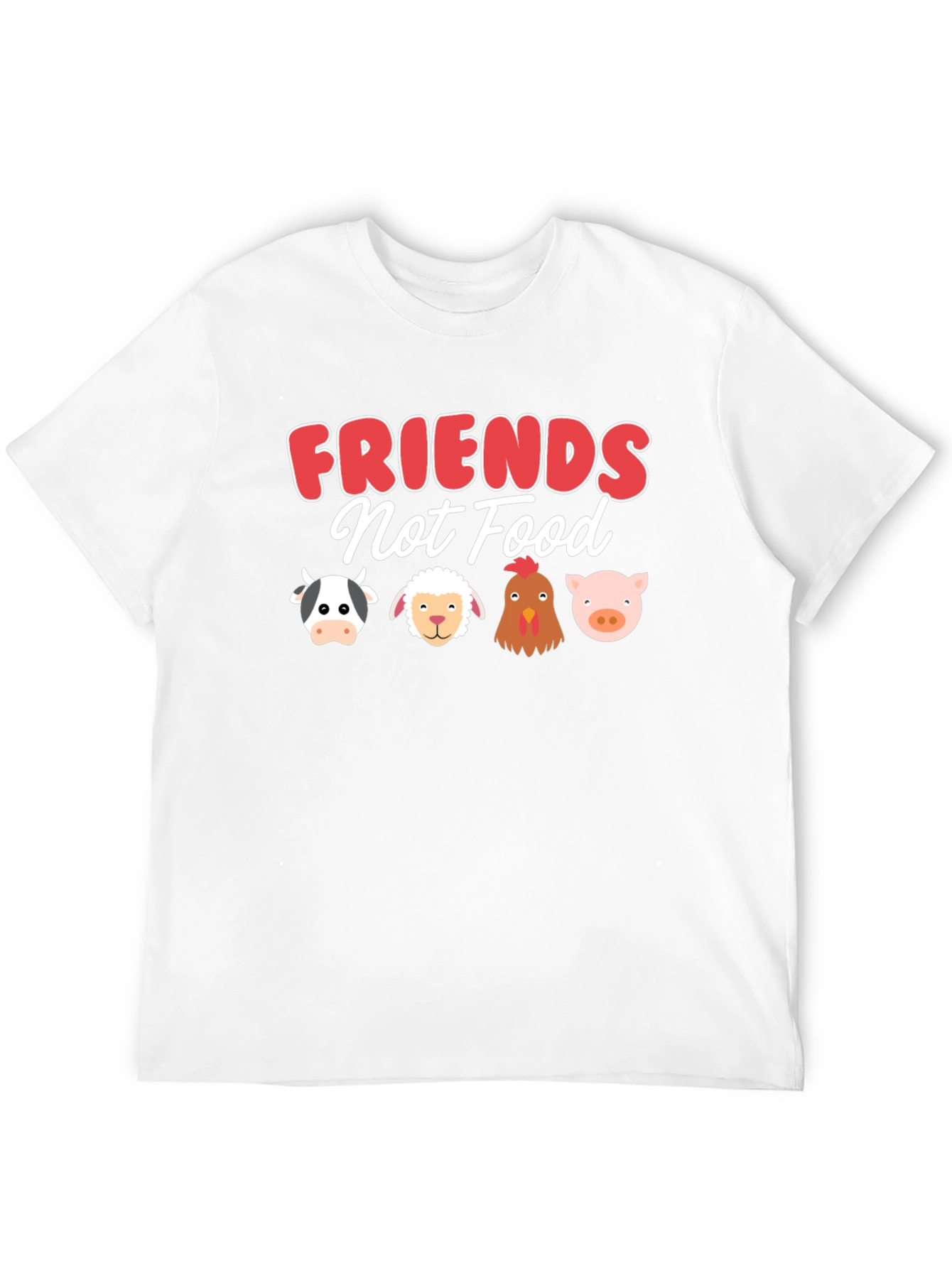 Vegan Friends Not Food T-Shirt