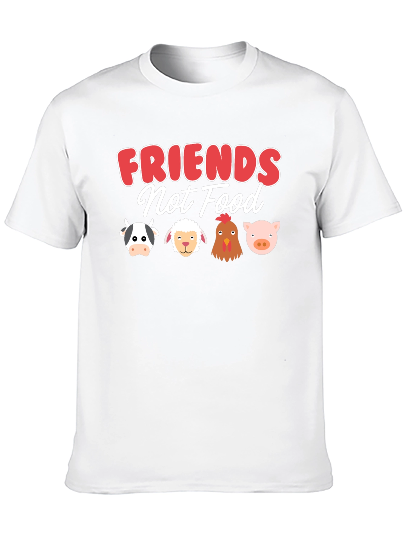 Vegan Friends Not Food T-Shirt
