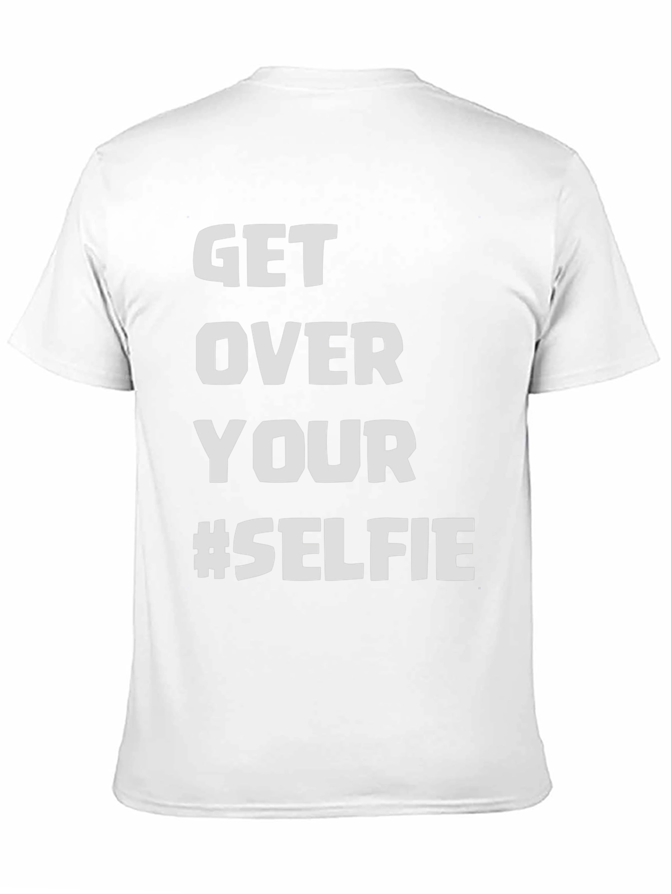 Get Over Your #Selfie Black T-Shirt