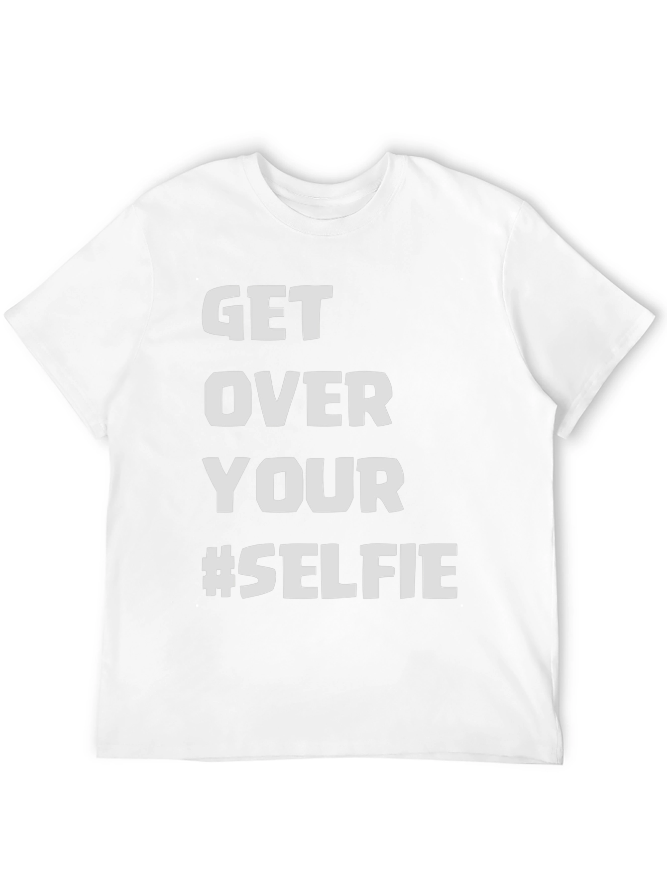 Get Over Your #Selfie Black T-Shirt