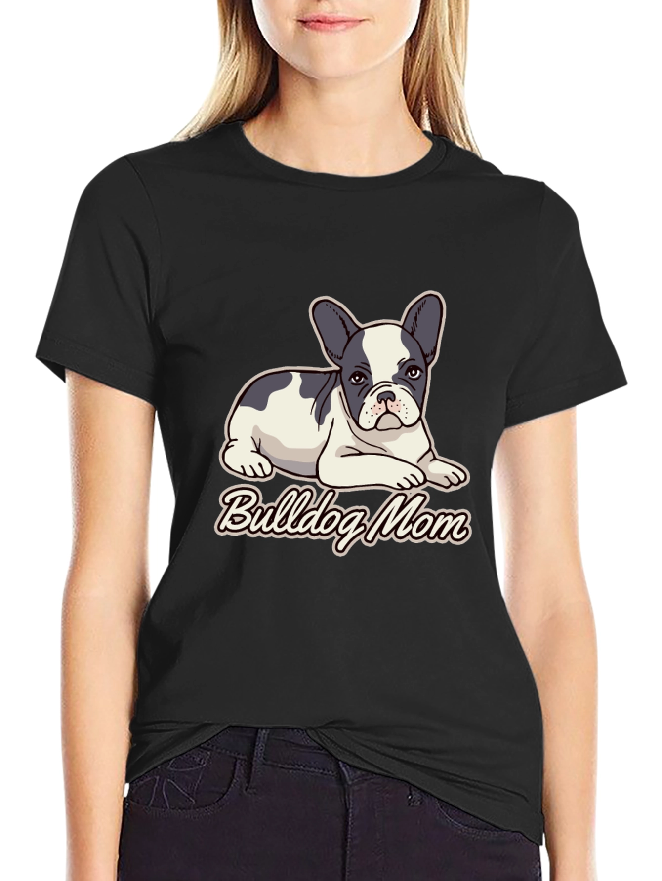 Bulldog Mom Graphic Tee - Cute Dog Lover Shirt