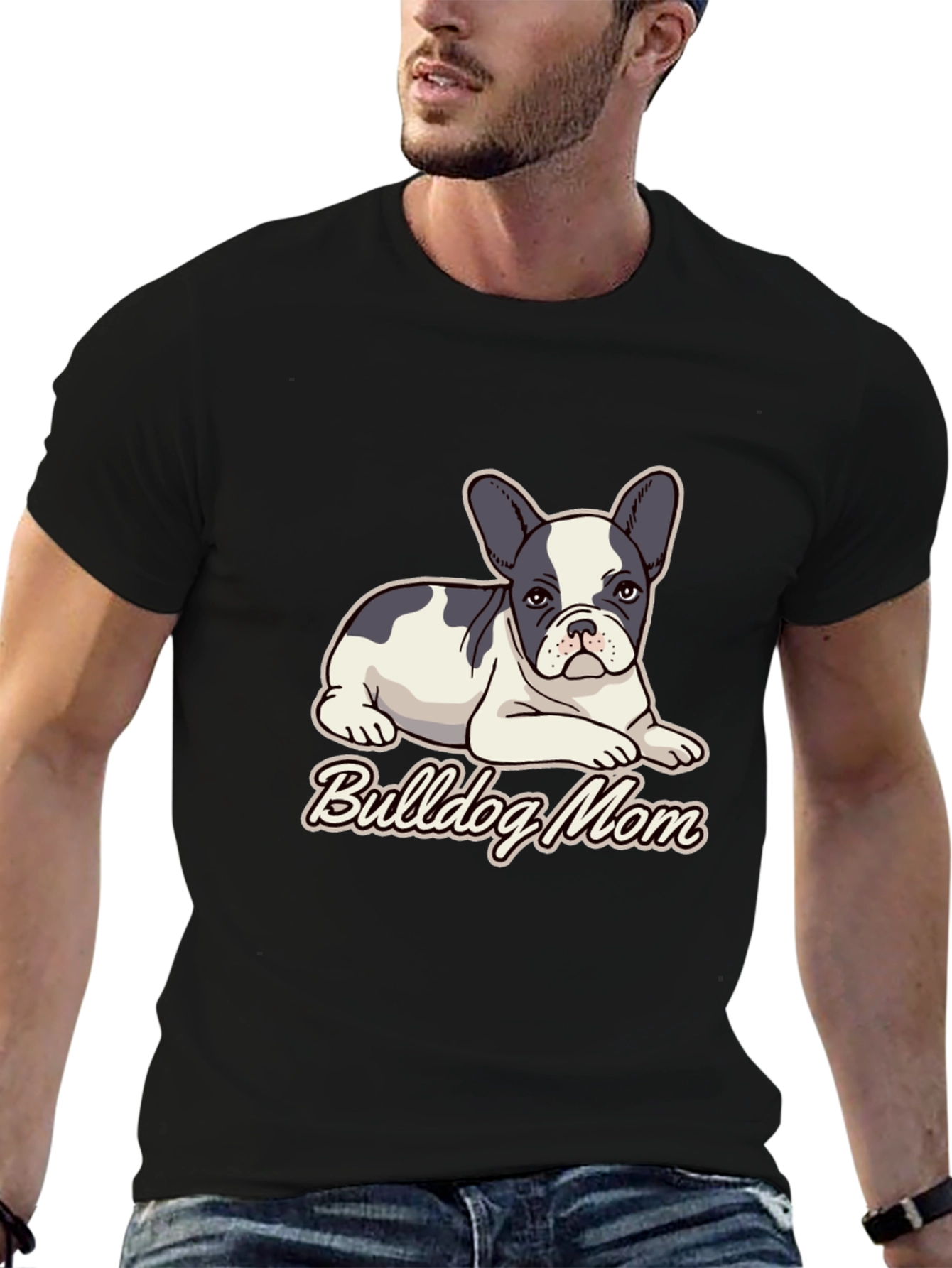 Bulldog Mom Graphic Tee - Cute Dog Lover Shirt