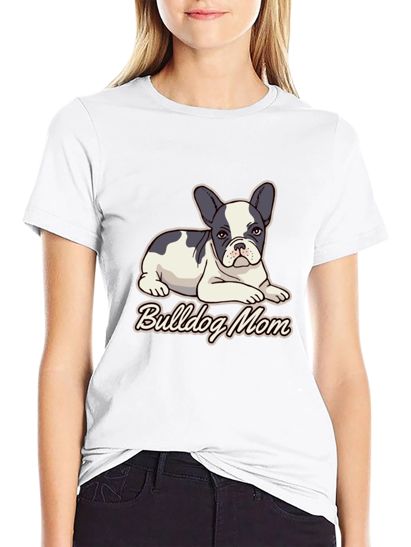 Bulldog Mom Graphic Tee - Cute Dog Lover Shirt