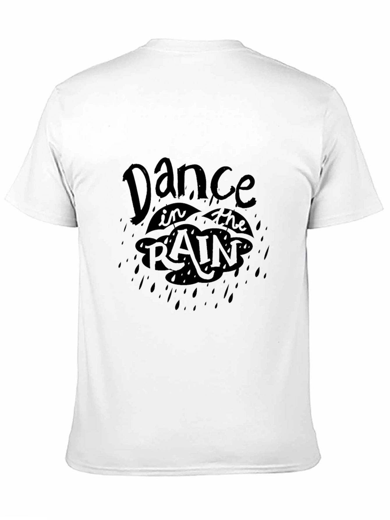 Dance in the Rain Black Graphic Tee