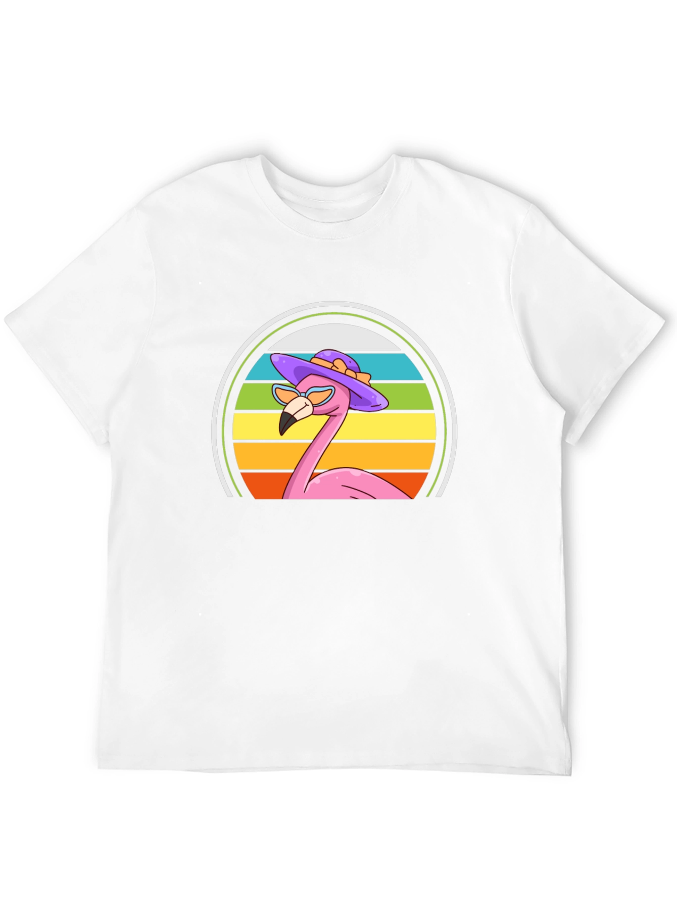 Flamingo Sunset Graphic Tee