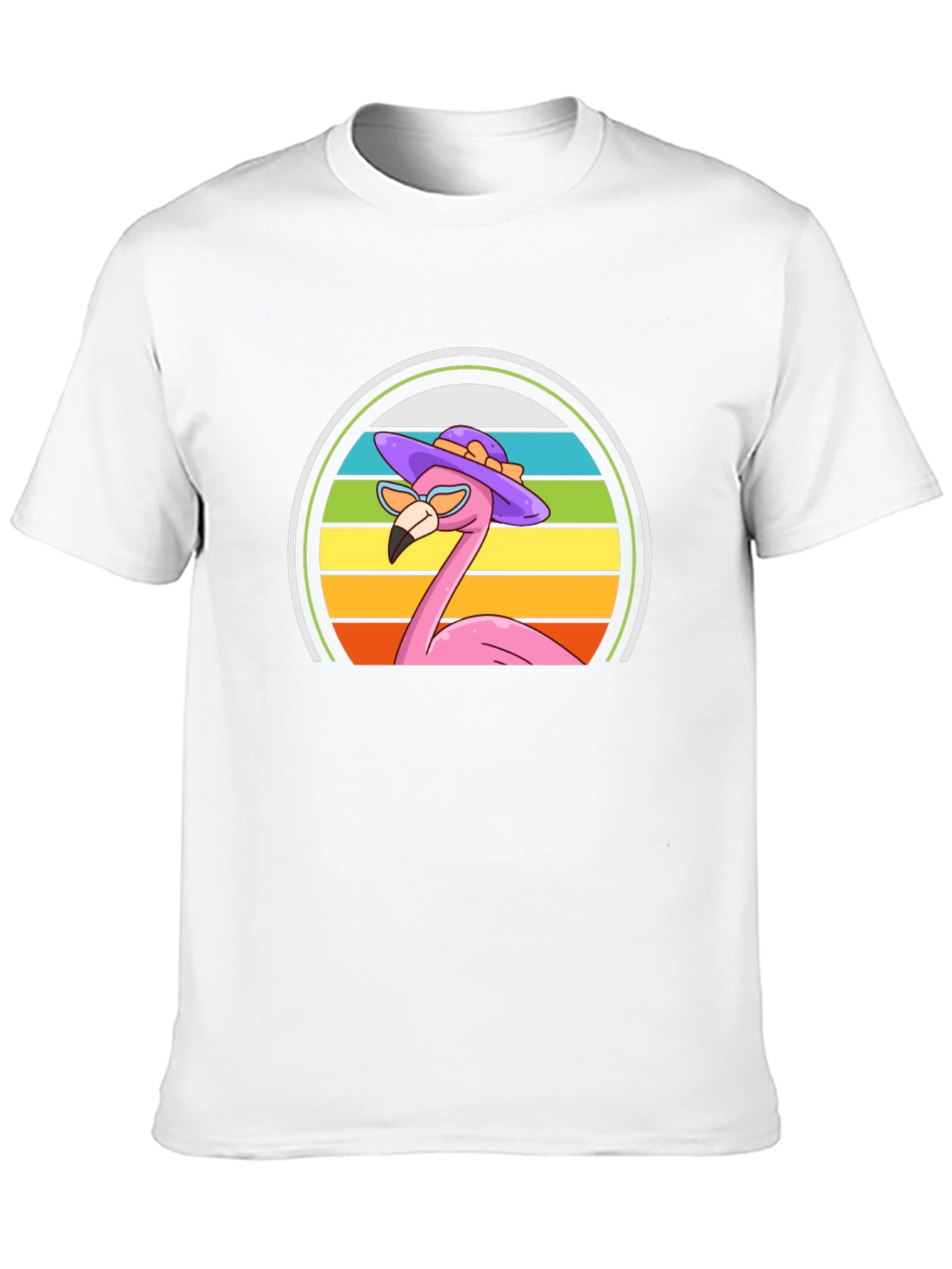 Flamingo Sunset Graphic Tee