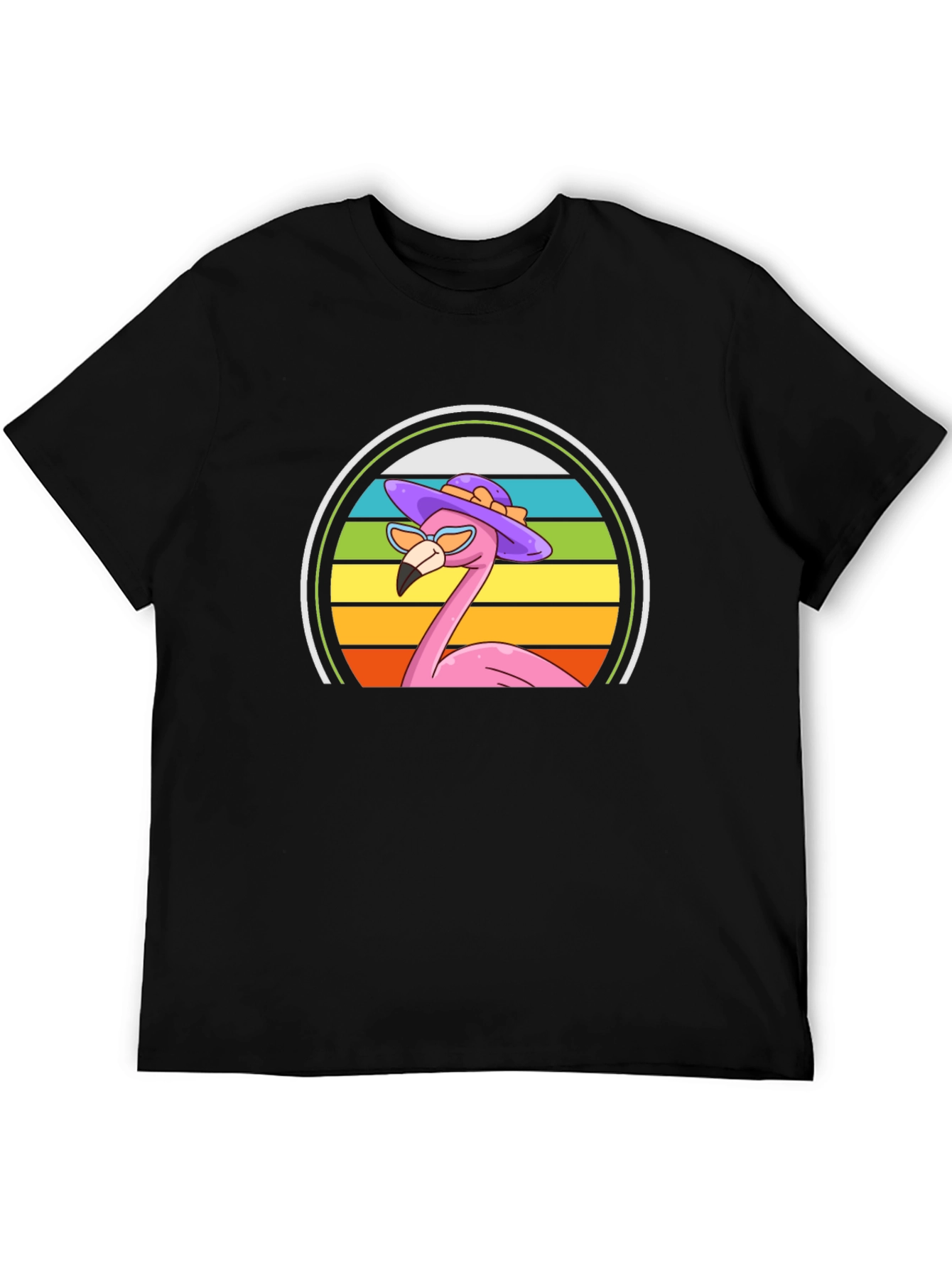 Flamingo Sunset Graphic Tee