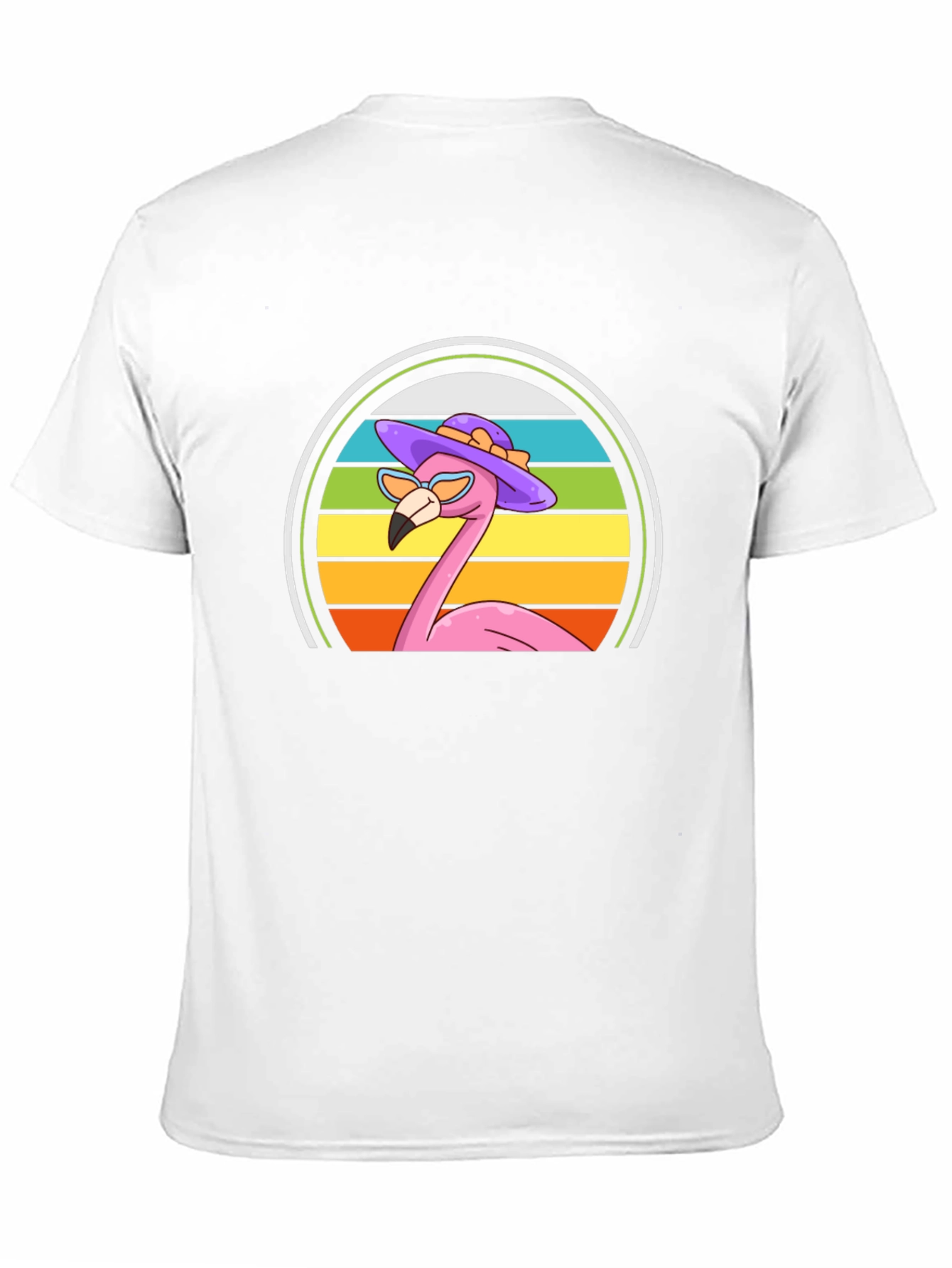 Flamingo Sunset Graphic Tee