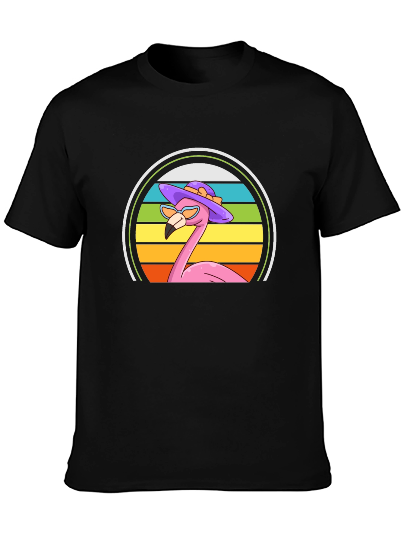Flamingo Sunset Graphic Tee