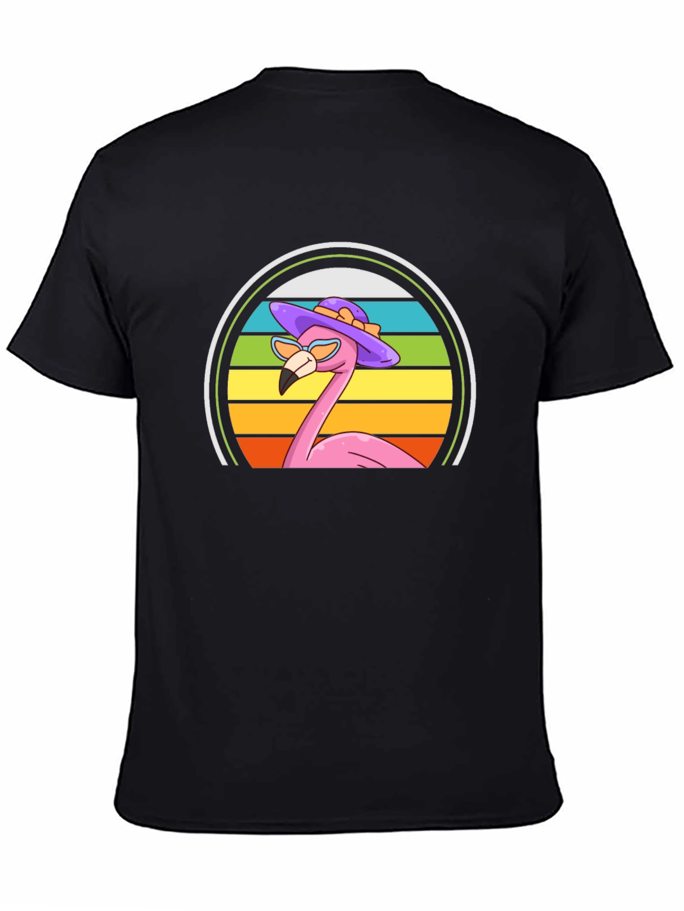 Flamingo Sunset Graphic Tee