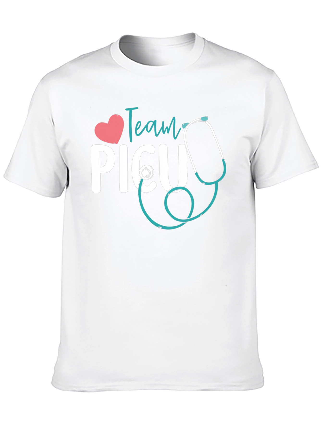 Team PICU Stethoscope Graphic T-Shirt