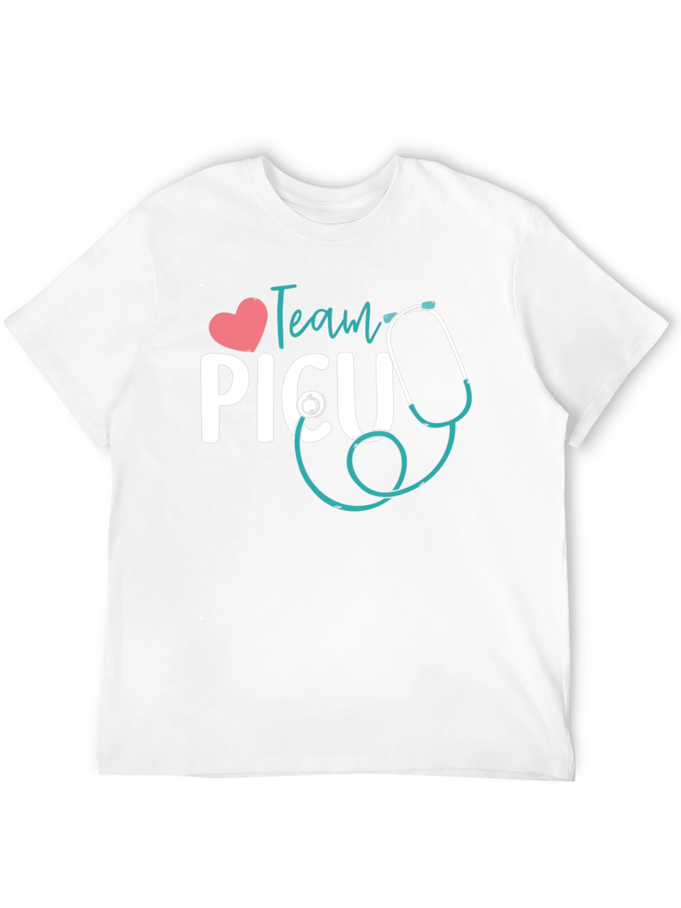 Team PICU Stethoscope Graphic T-Shirt