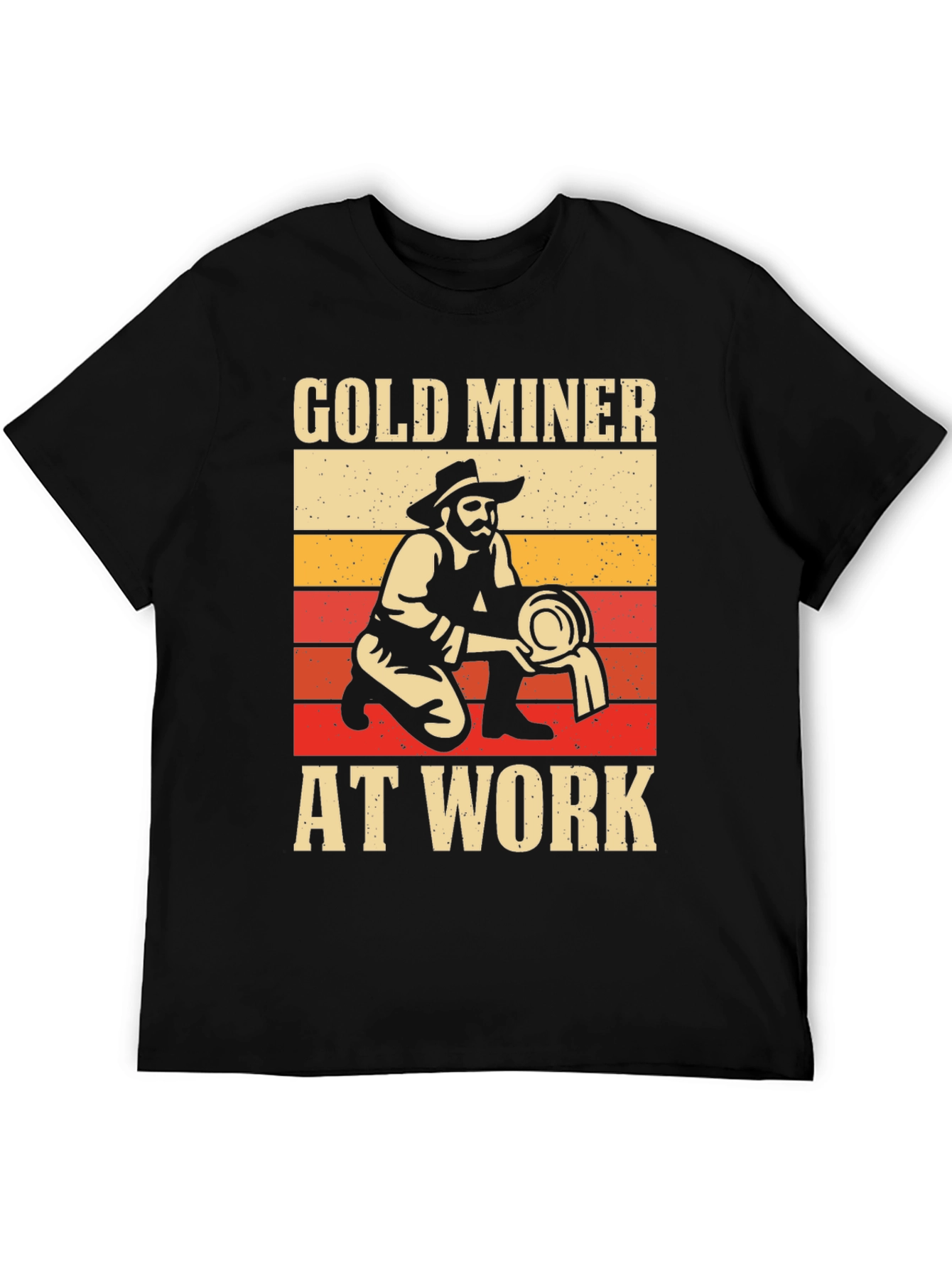 Gold Miner at Work Graphic Tee