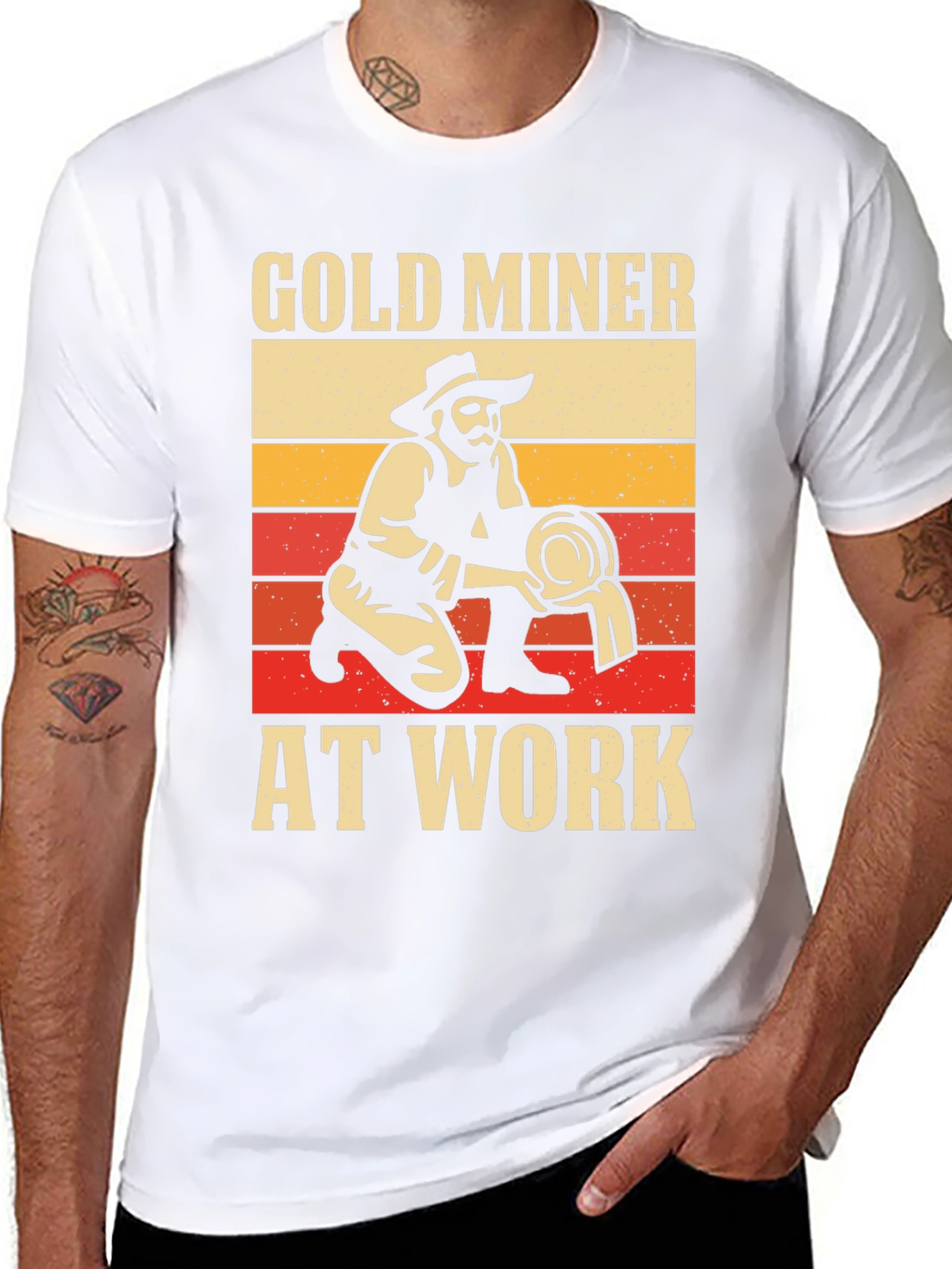Gold Miner at Work Graphic Tee