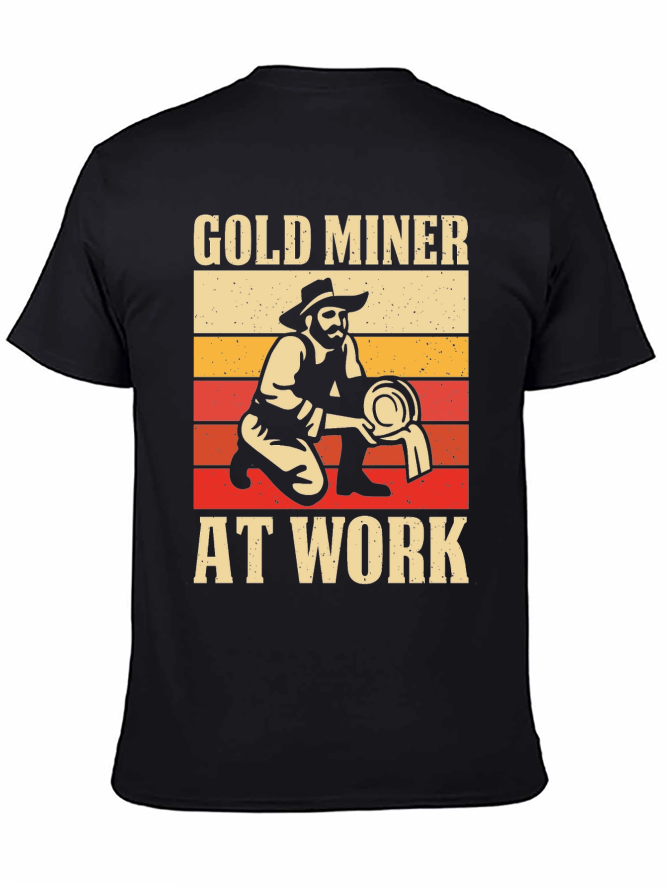 Gold Miner at Work Graphic Tee