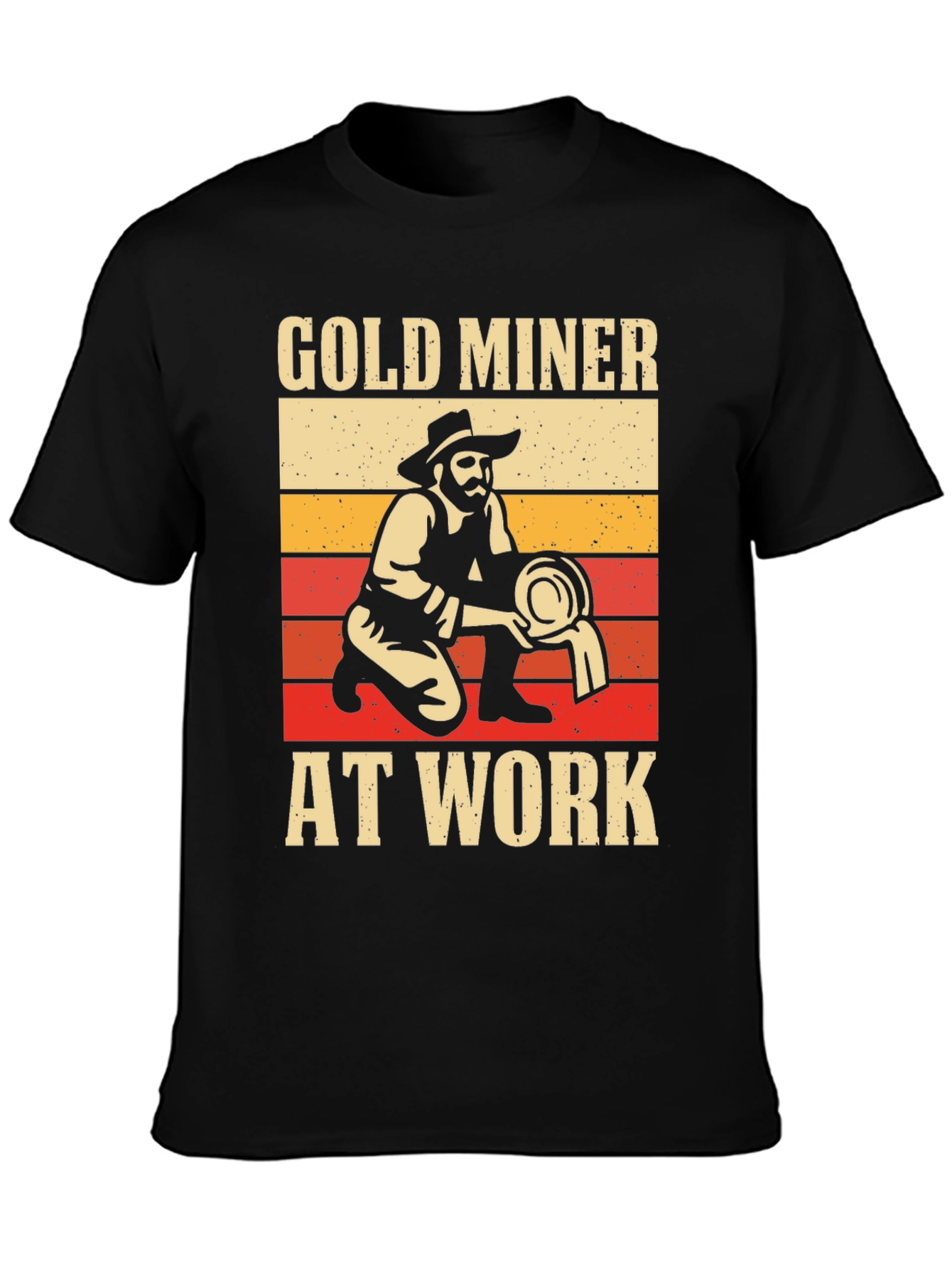 Gold Miner at Work Graphic Tee