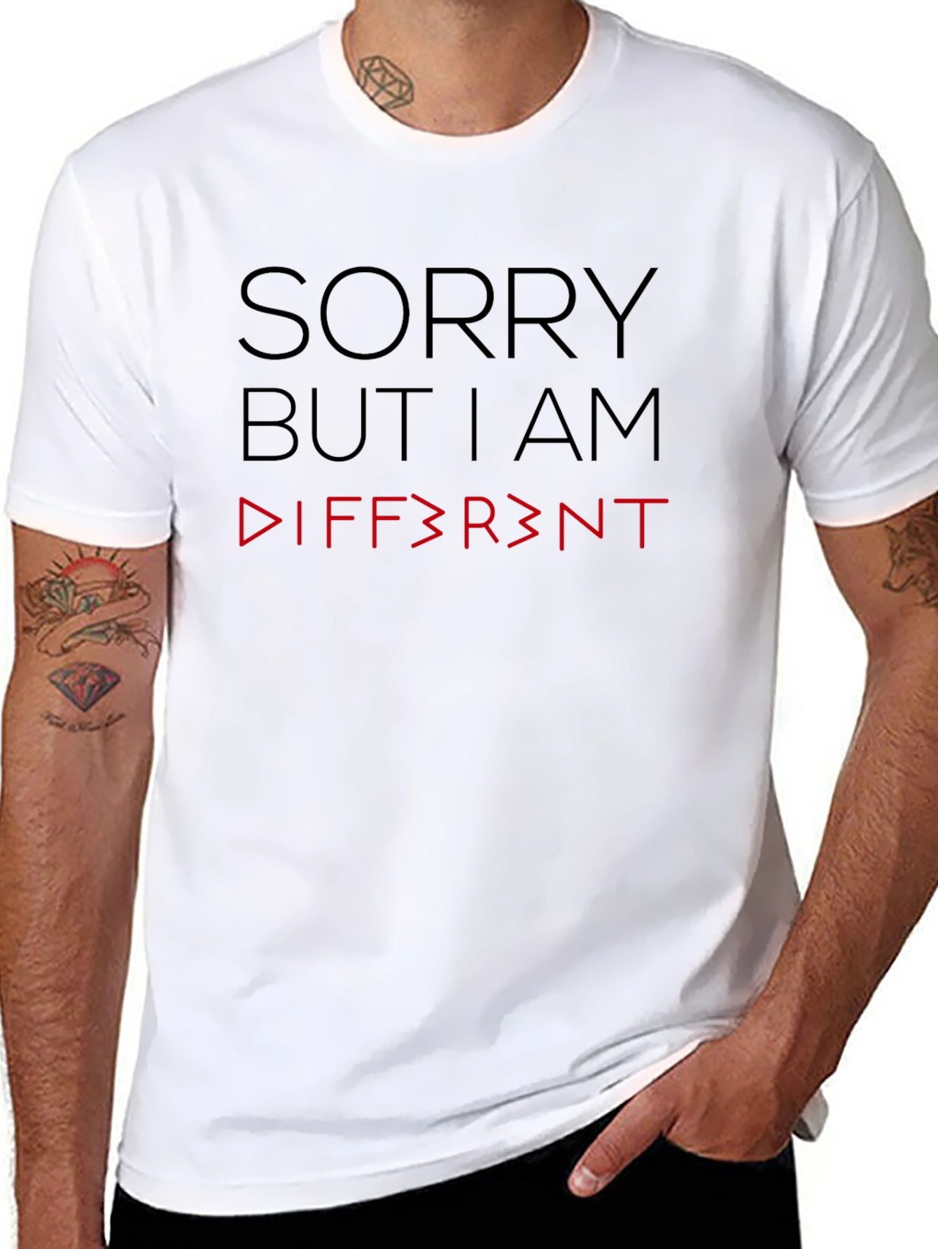 Sorry But I Am Different Graphic T-Shirt