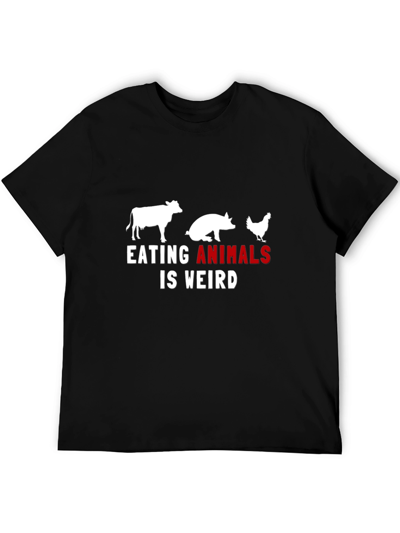Eating Animals is Weird Graphic Tee
