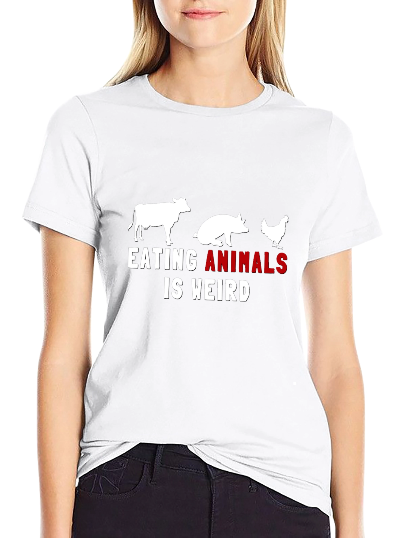 Eating Animals is Weird Graphic Tee