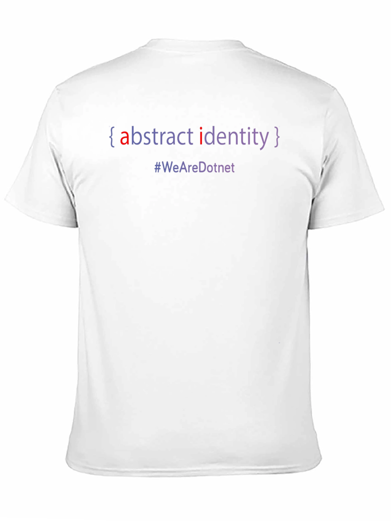Abstract Identity T-Shirt - WeAreDotnet
