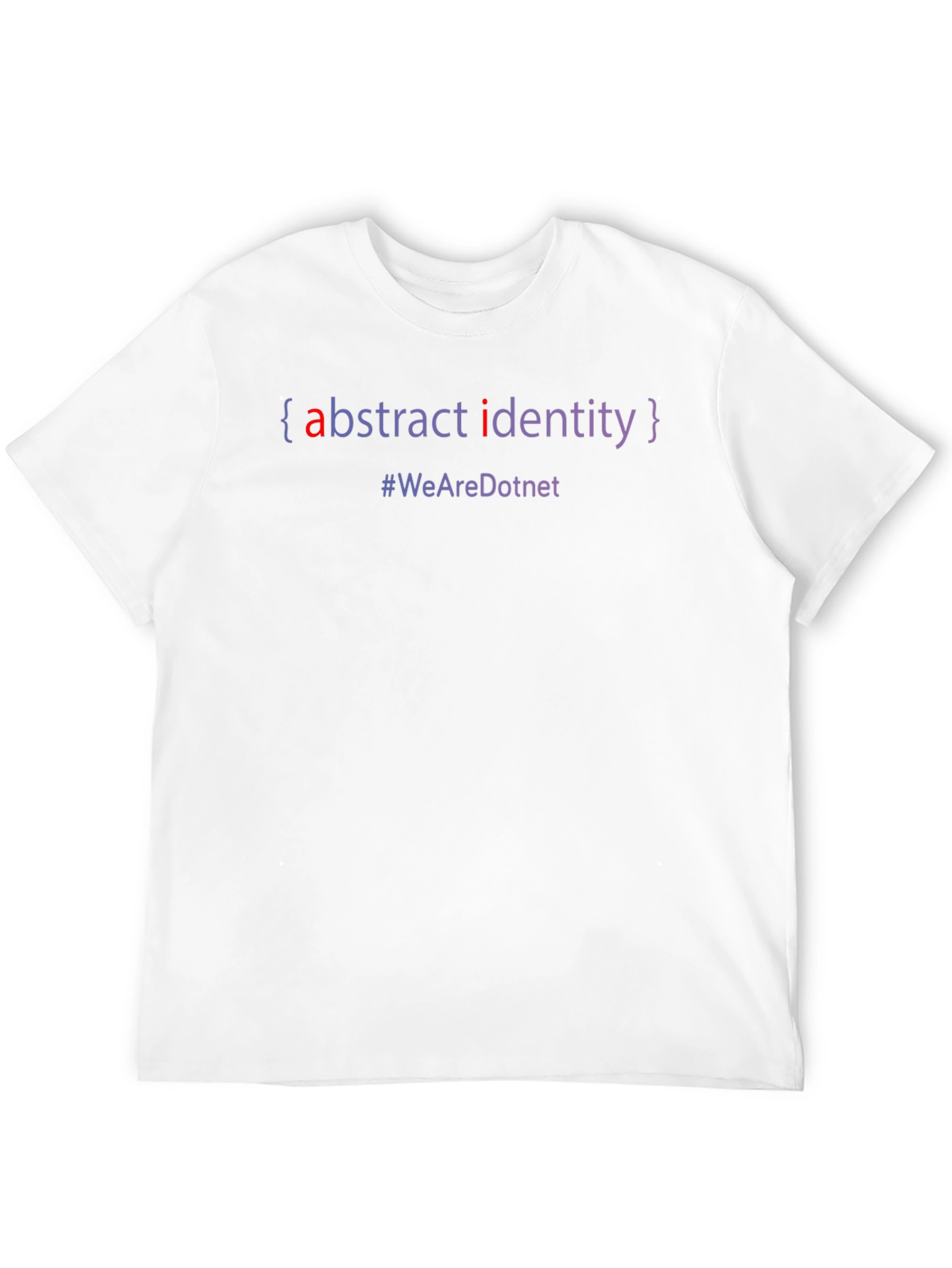 Abstract Identity T-Shirt - WeAreDotnet