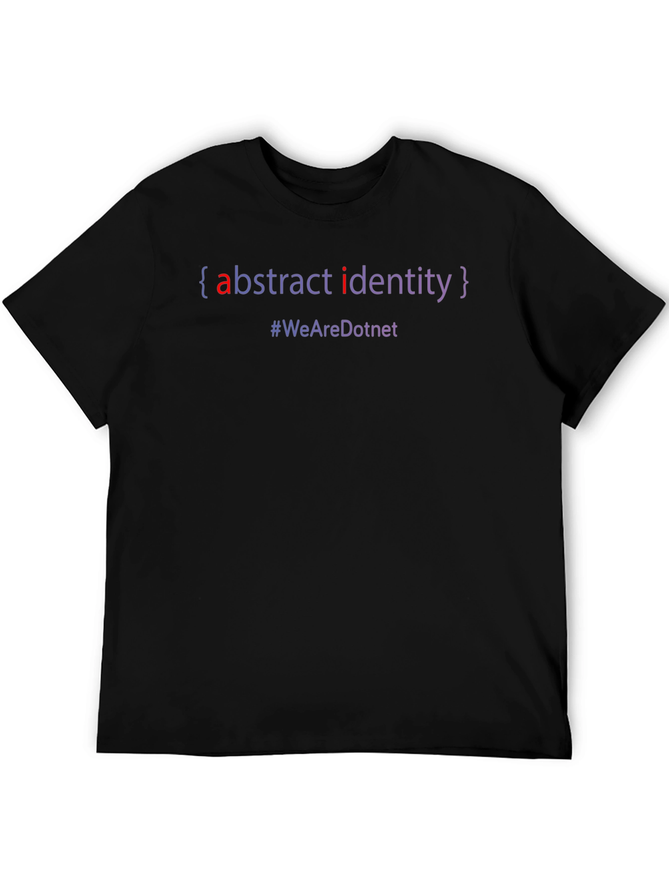 Abstract Identity T-Shirt - WeAreDotnet