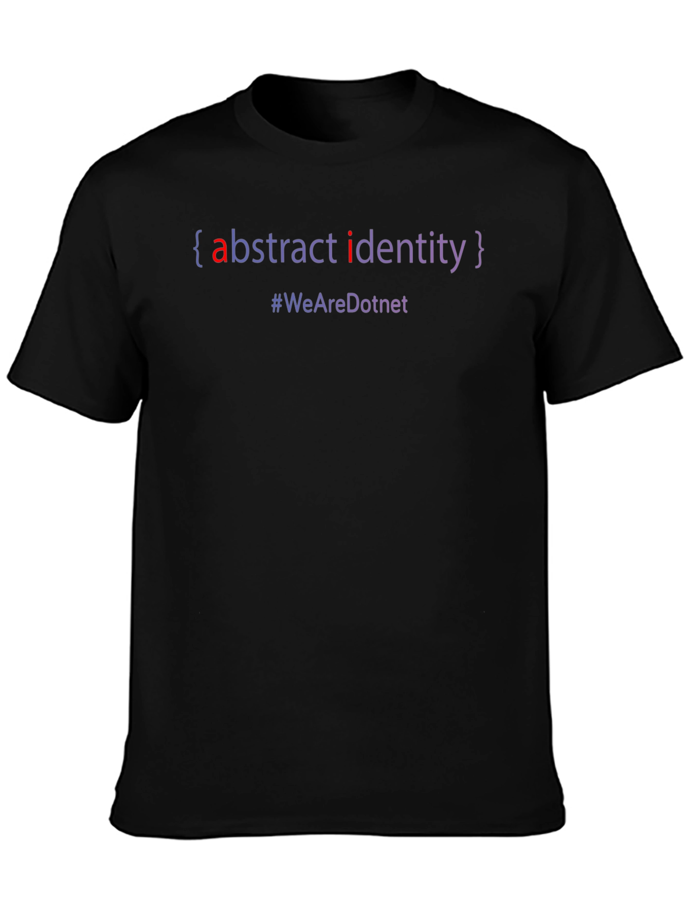 Abstract Identity T-Shirt - WeAreDotnet