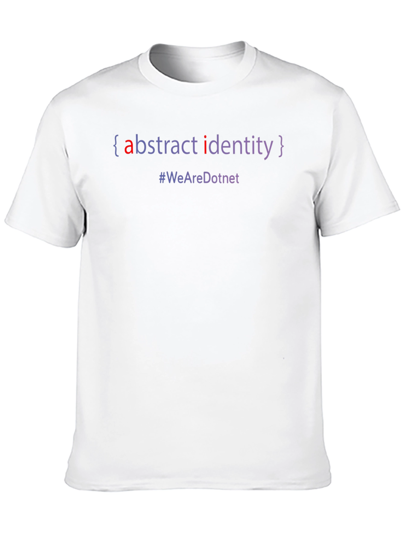 Abstract Identity T-Shirt - WeAreDotnet