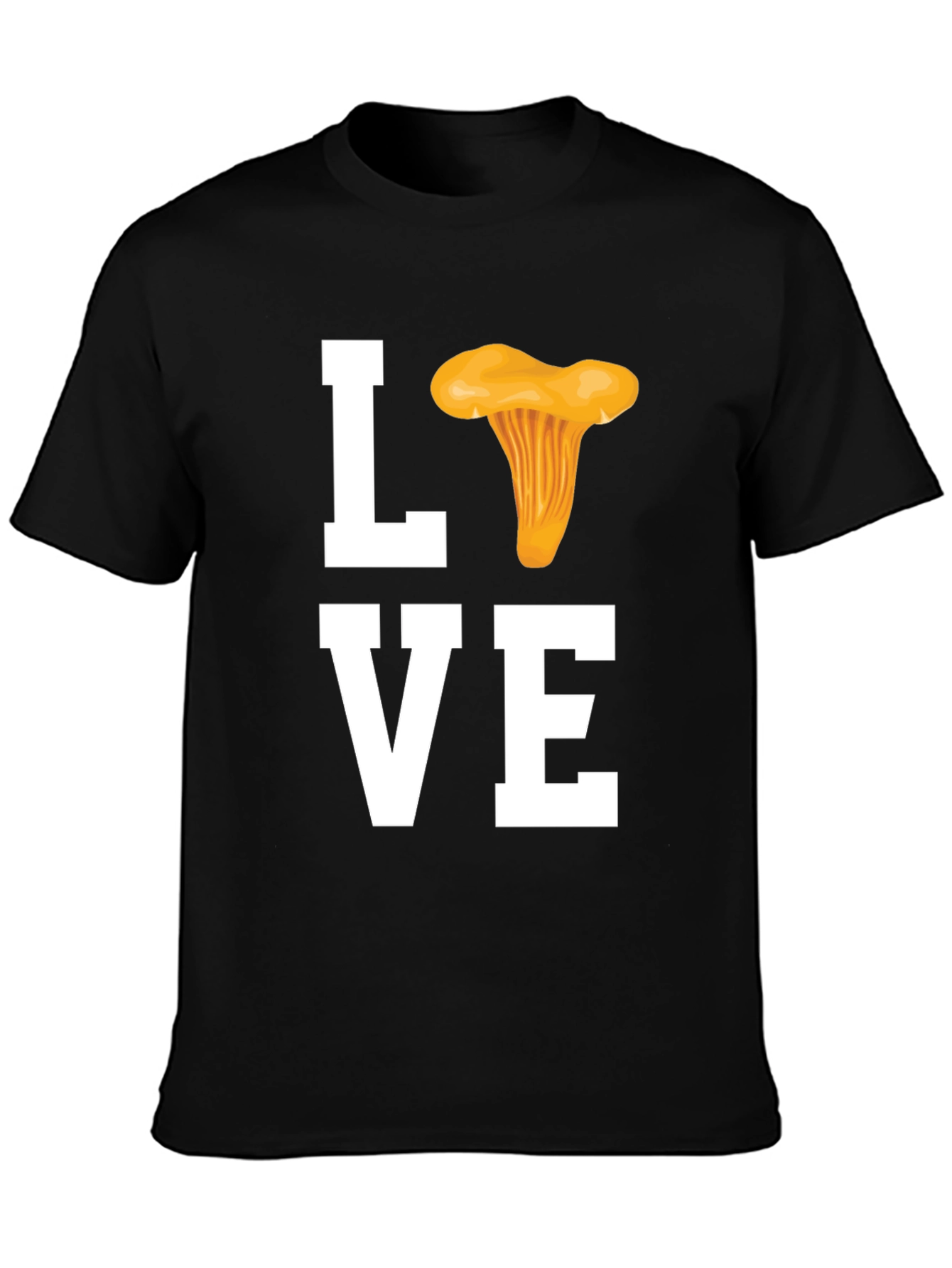 Mushroom Lover T-Shirt - Chanterelle Design