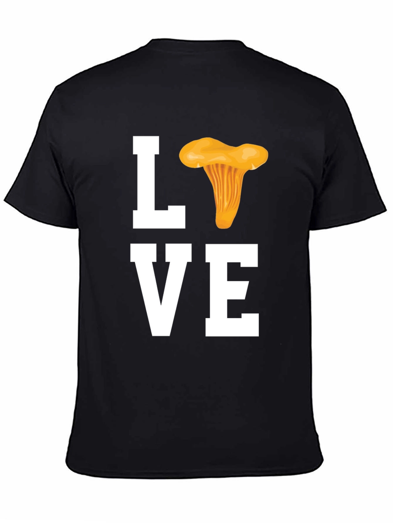 Mushroom Lover T-Shirt - Chanterelle Design