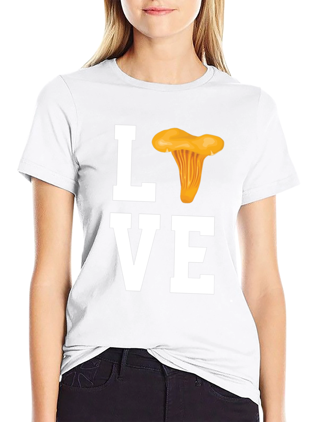 Mushroom Lover T-Shirt - Chanterelle Design