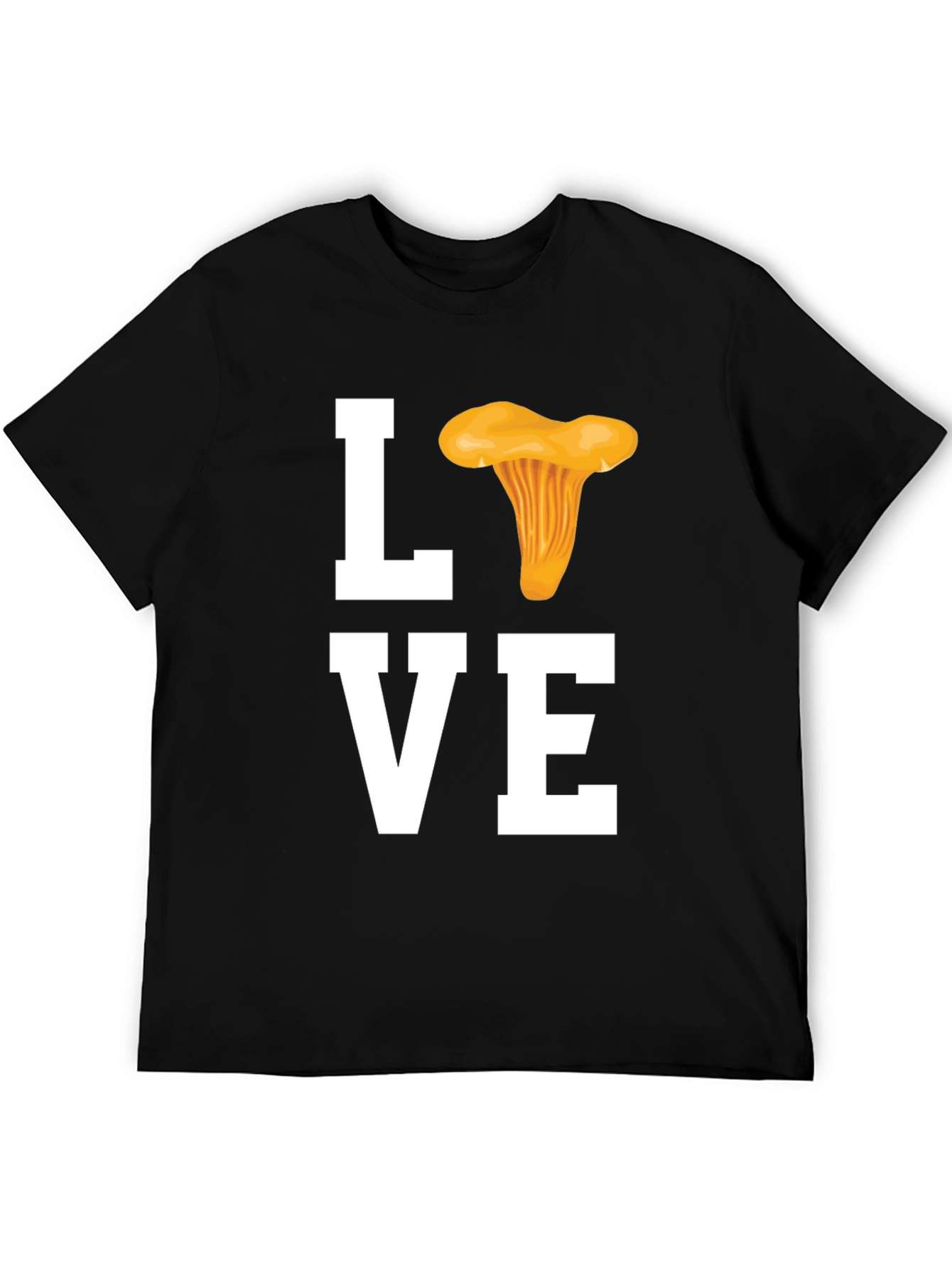 Mushroom Lover T-Shirt - Chanterelle Design