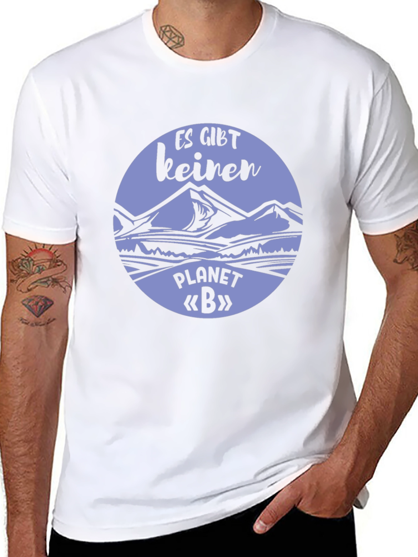 No Planet B Graphic Tee - Earth Conservation T-Shirt