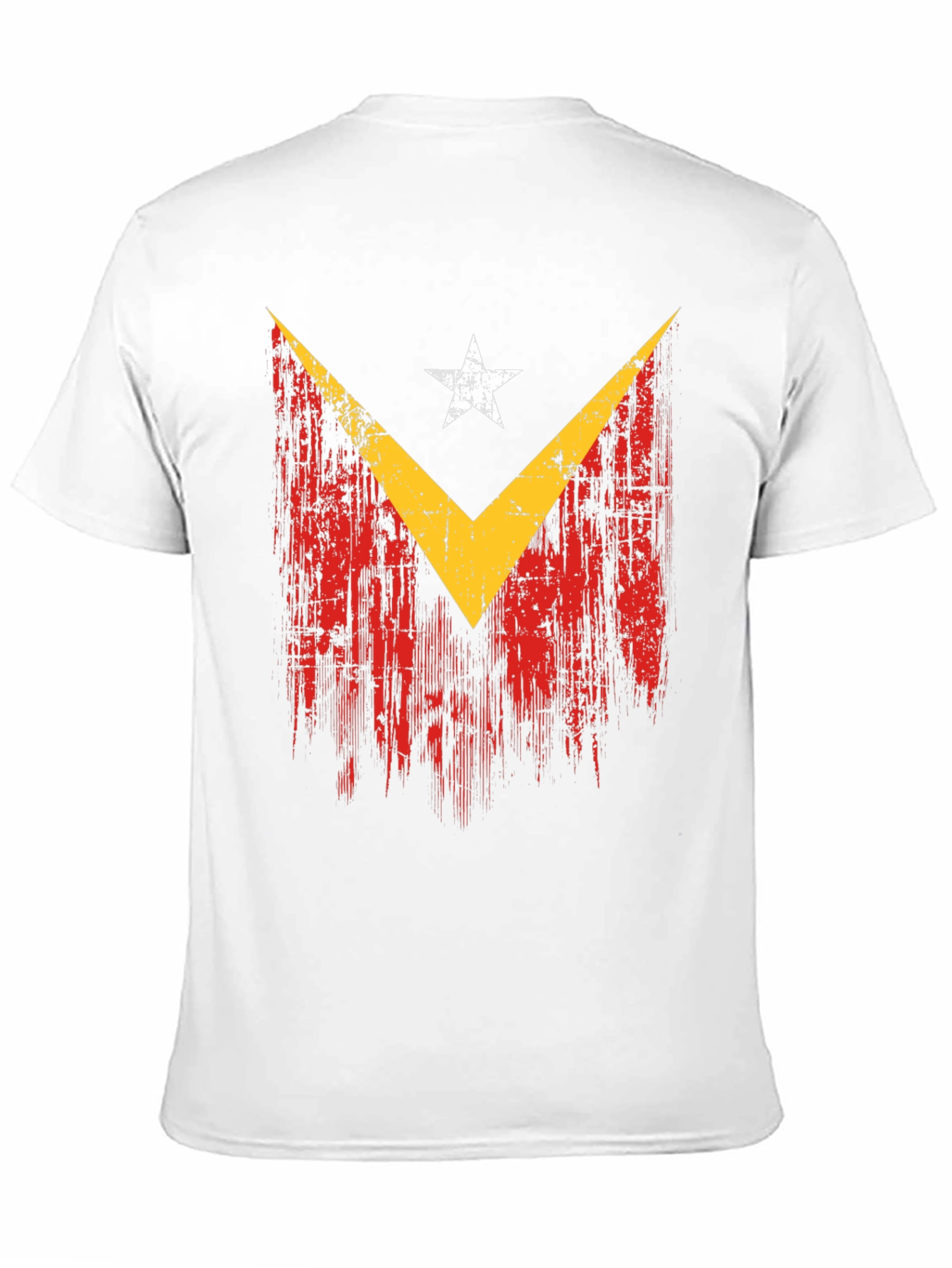 East Timor Flag Distressed Graphic T-Shirt