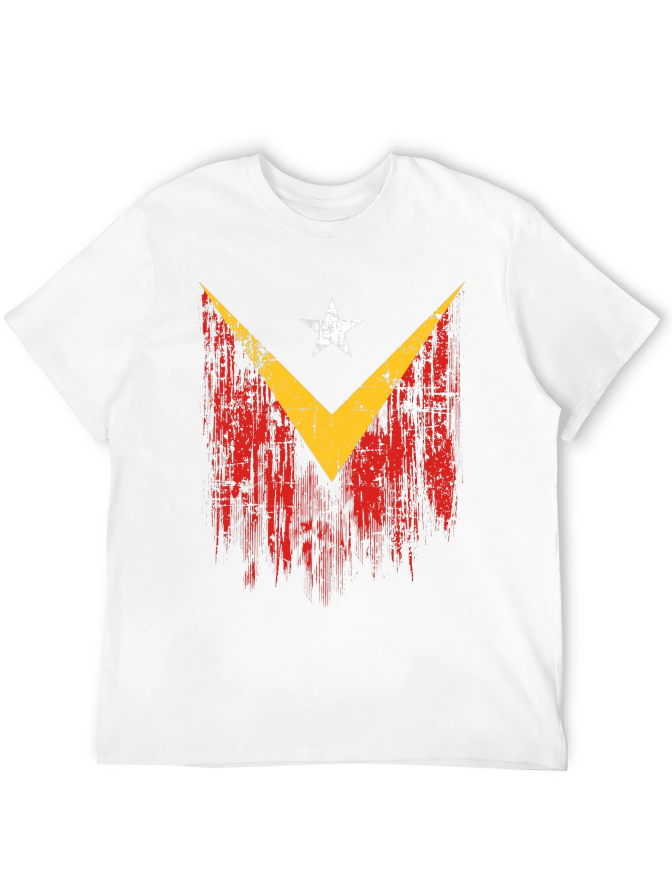 East Timor Flag Distressed Graphic T-Shirt