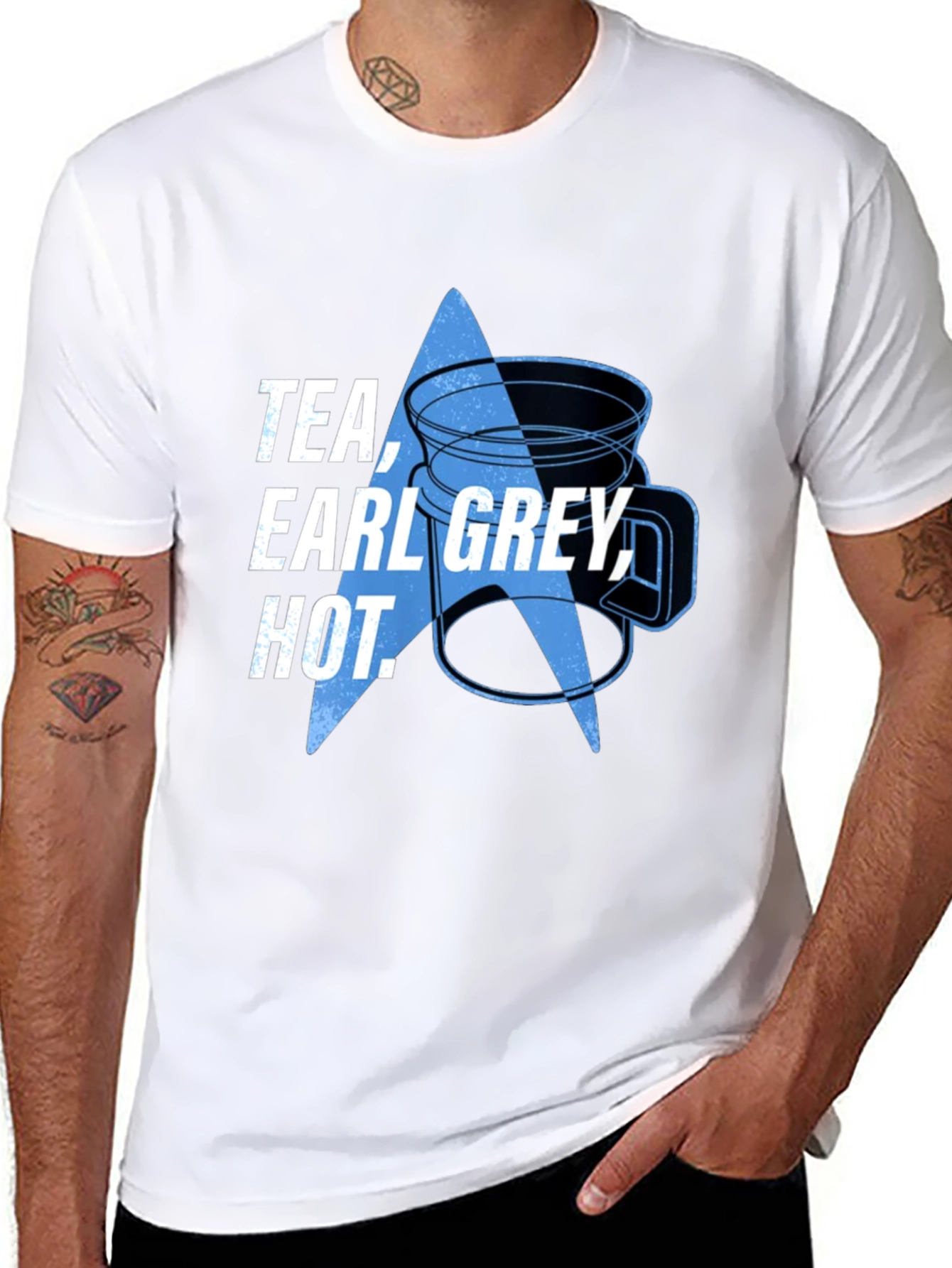 Tea Earl Grey Hot - Black T-Shirt