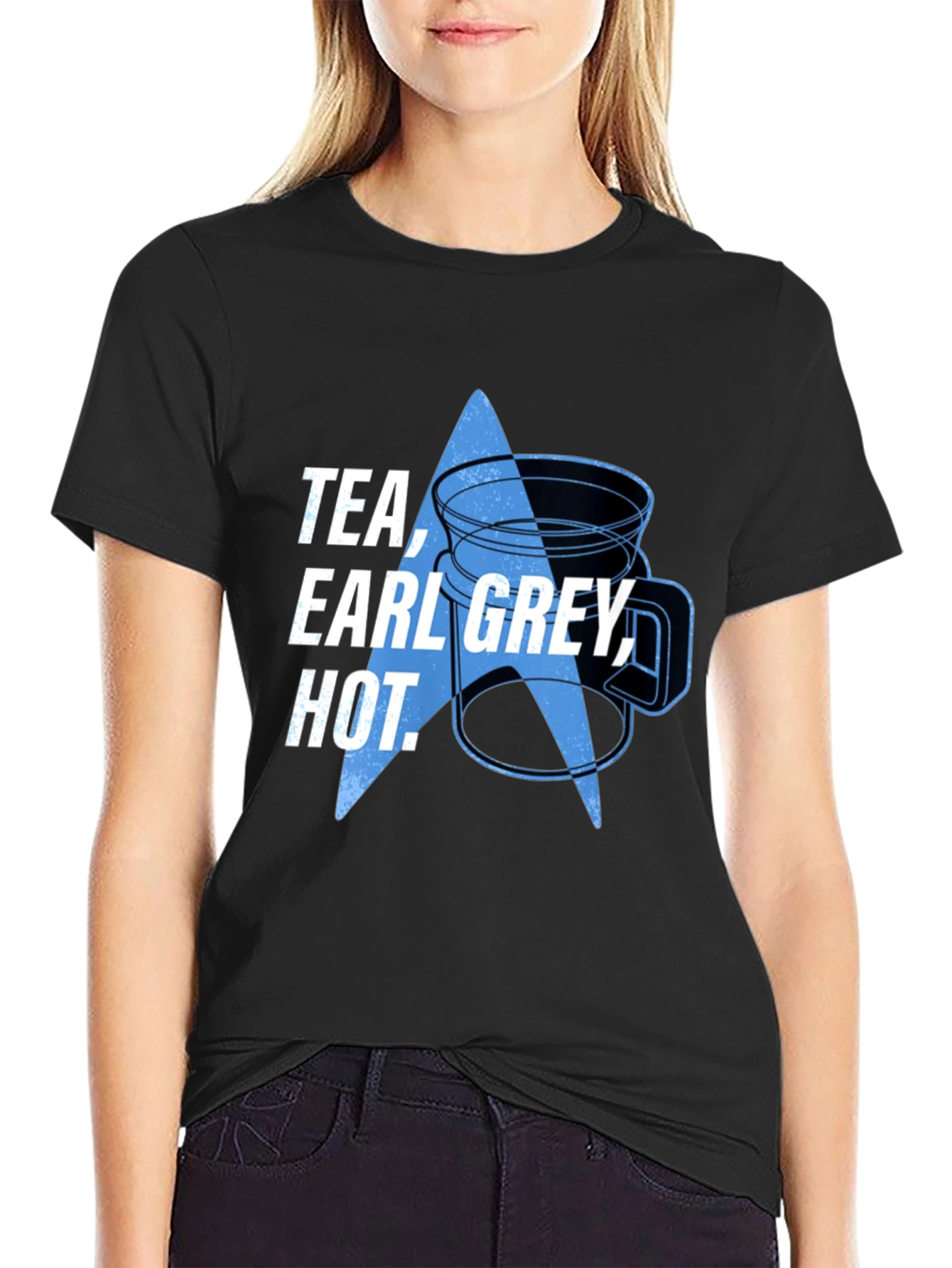 Tea Earl Grey Hot - Black T-Shirt