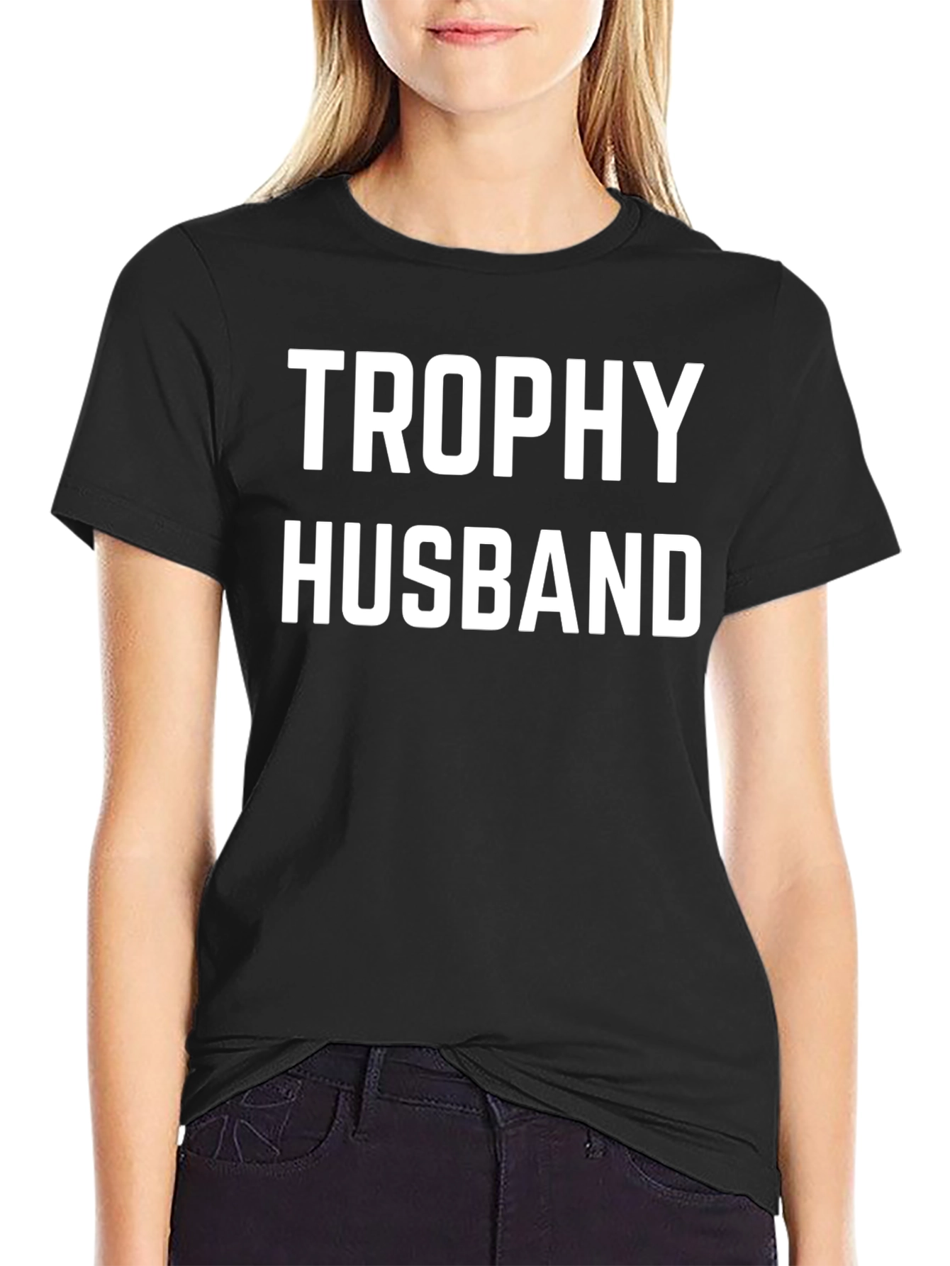 Trophy Husband Graphic Tee - Stylish & Humorous
