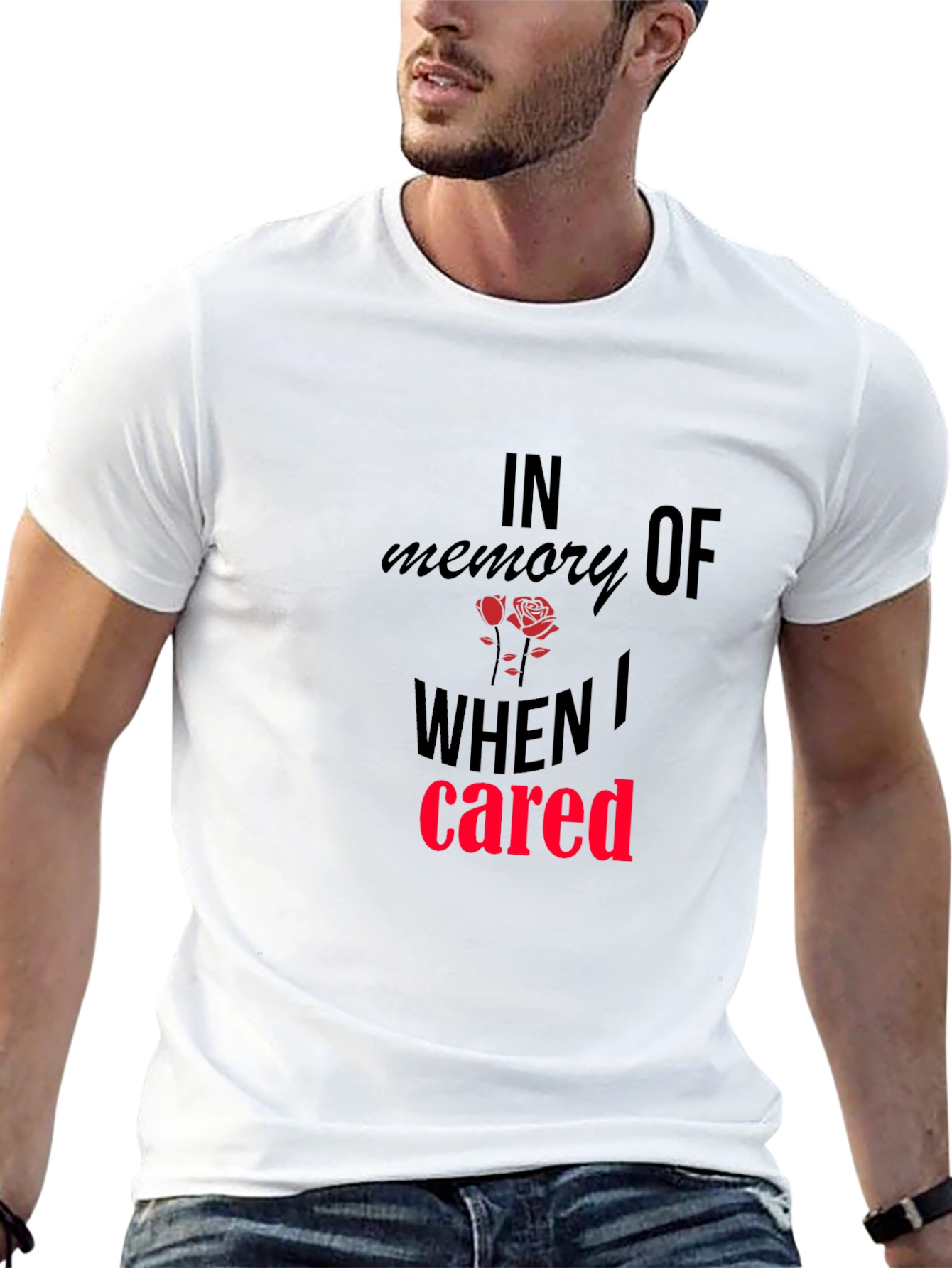 In Memory Of When I Cared Graphic Tee