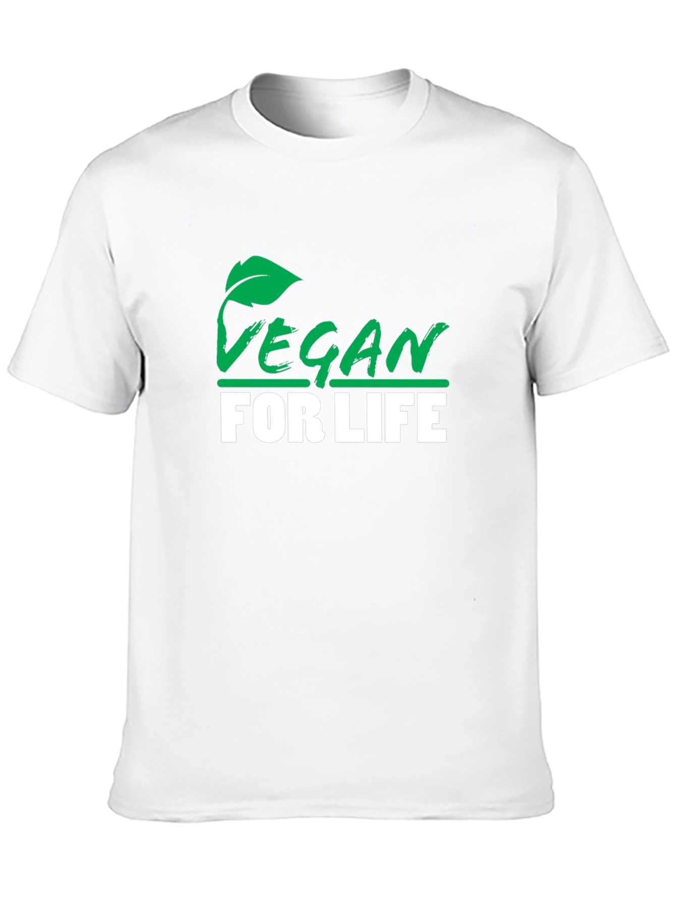 Vegan for Life Black T-Shirt