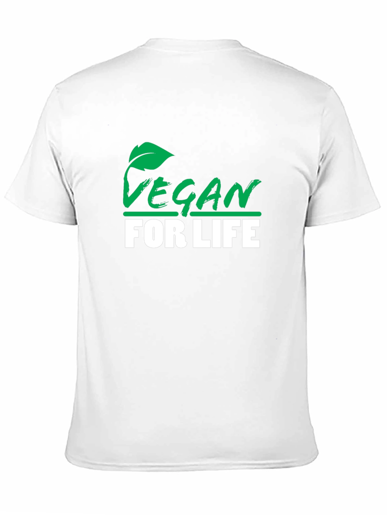 Vegan for Life Black T-Shirt
