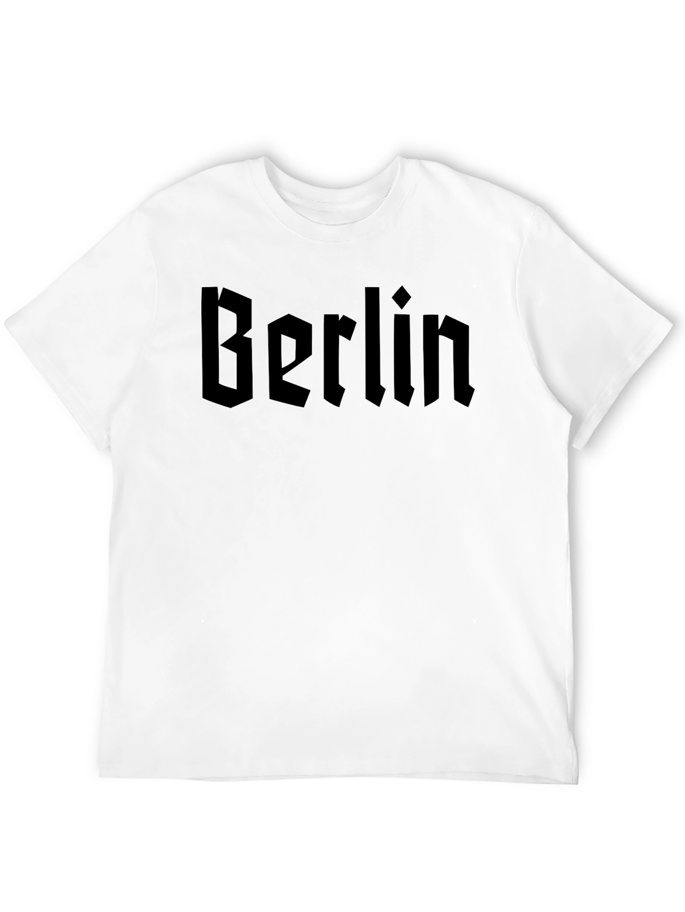 Berlin Gothic Style Black T-Shirt