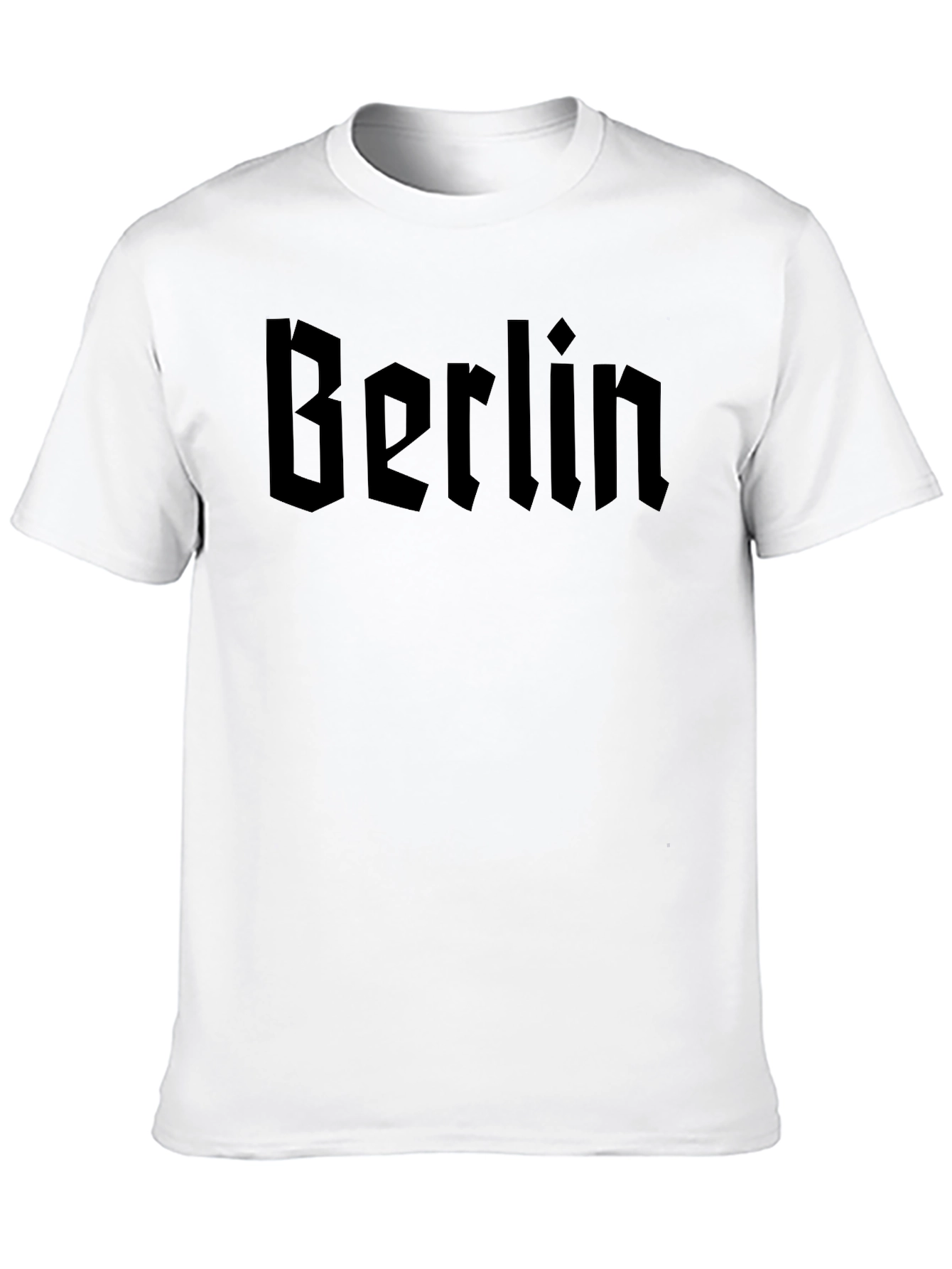 Berlin Gothic Style Black T-Shirt